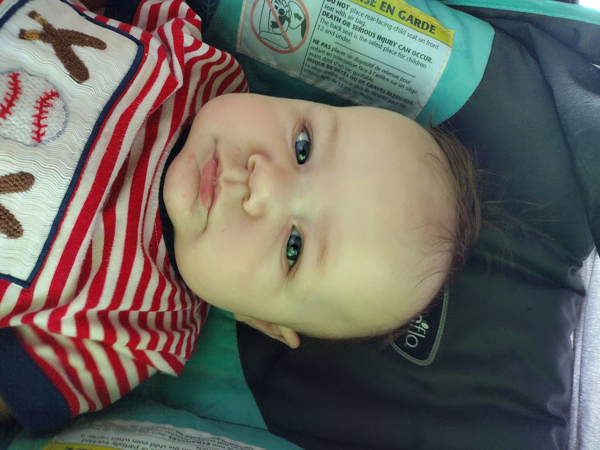 Dakota joined the competition — help win amazing prizes! baby, baby_toddler_clothing, carmine, cheek, child, eye, eyelash, lip, nose, pattern, person, skin, sleeve, toddler, wood