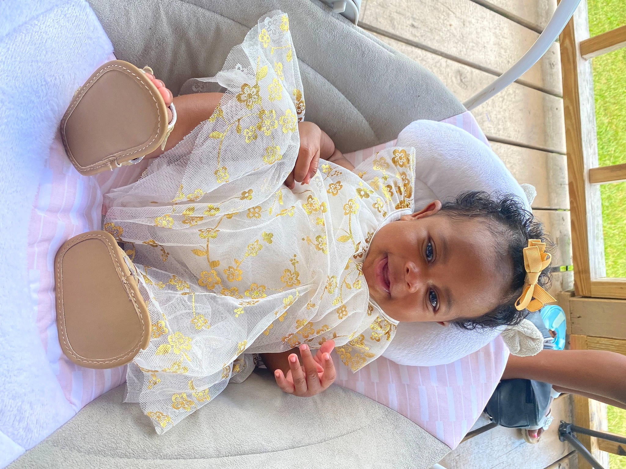 Kensley joined the competition — help win amazing prizes! arm, baby, baby_products, baby_toddler_clothing, child, comfort, couch, grass, happy, lap, leisure, linens, nap, person, room, sitting, sleep, smile, toddler, vacation