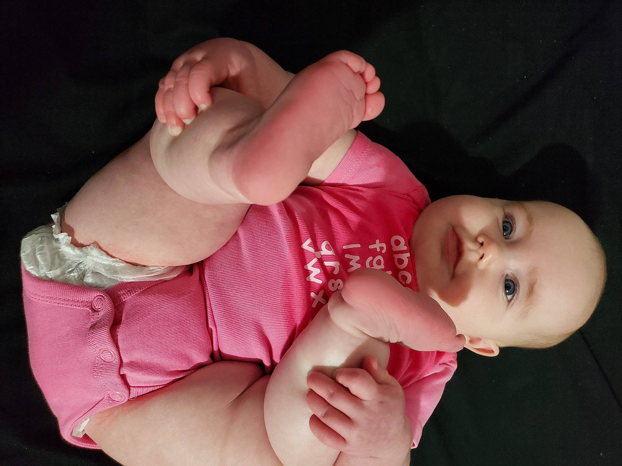 Andi joined the competition — help win amazing prizes! abdomen, arm, baby, baby_toddler_clothing, cheek, child, elbow, finger, flash_photography, hand, joint, nail, person, pink, product, skin, stomach, thumb, toddler, trunk