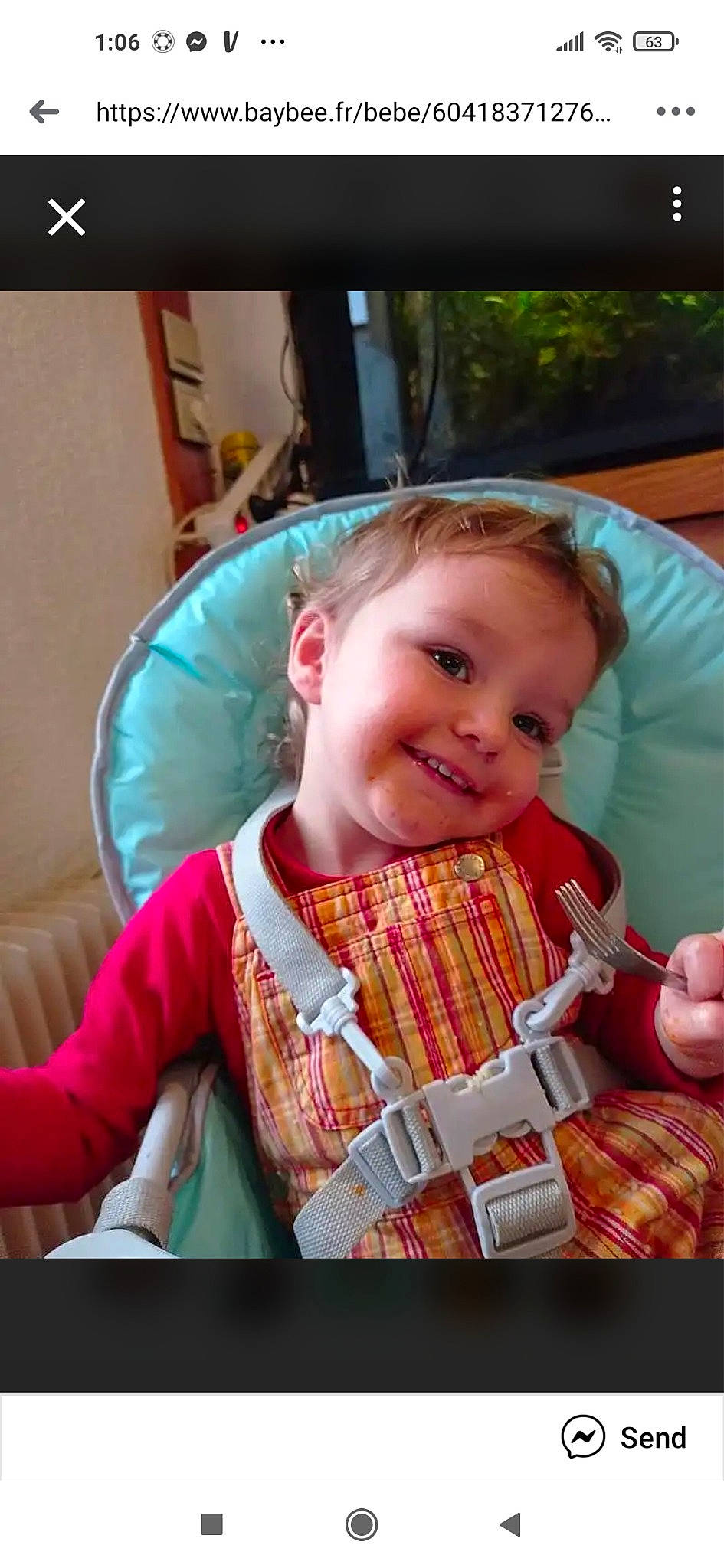 Augustin a rejoint le concours — aidez-le/la à gagner de superbes lots ! baby, cheek, child, eating, joy, person, smile, toddler