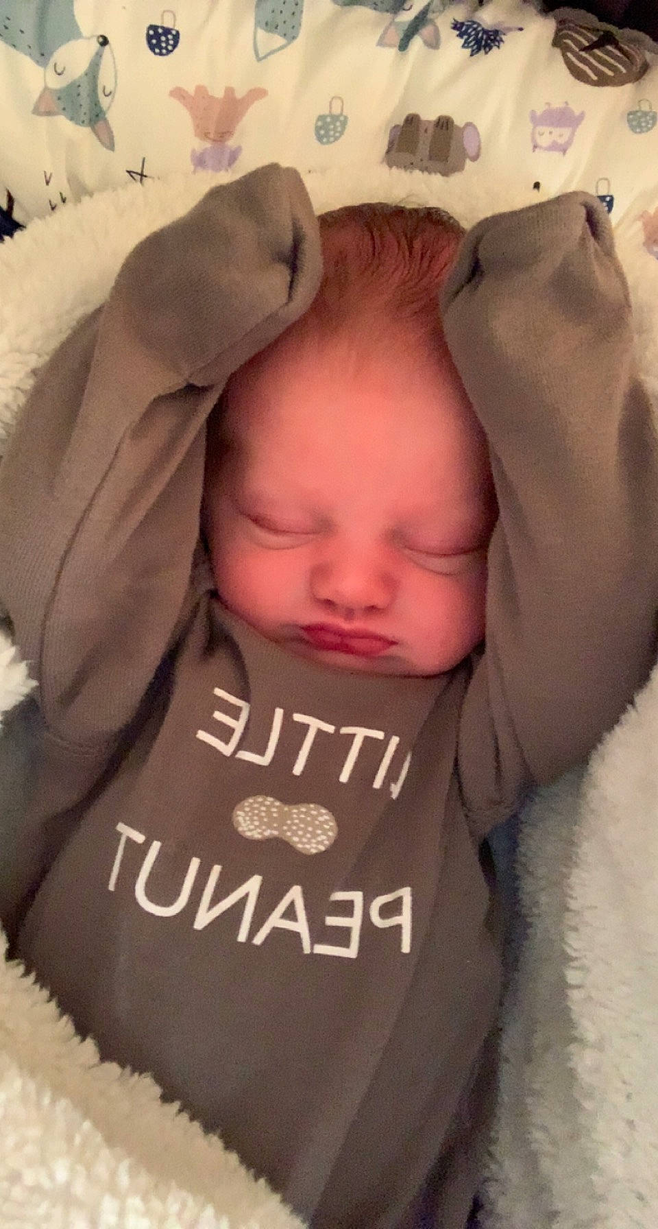 Kaston is registered to the contest to win money with this photo: baby, baby_sleeping, baby_toddler_clothing, cheek, chin, comfort, cool, eye, eyebrow, face, forehead, happy, head, linens, mouth, nose, person, skin, sleeve, textile