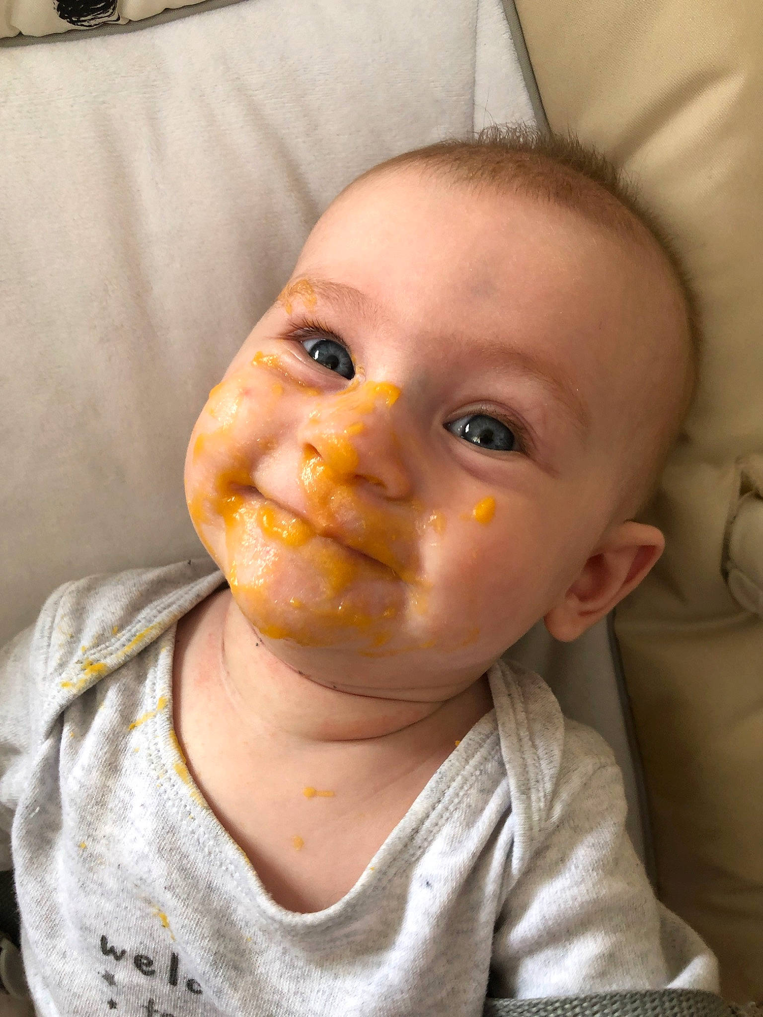 Lacie is registered to the contest to win money with this photo: baby, cheek, child, chin, ear, eye, eyebrow, face, forehead, head, joy, lip, mouth, nose, person, skin, toddler