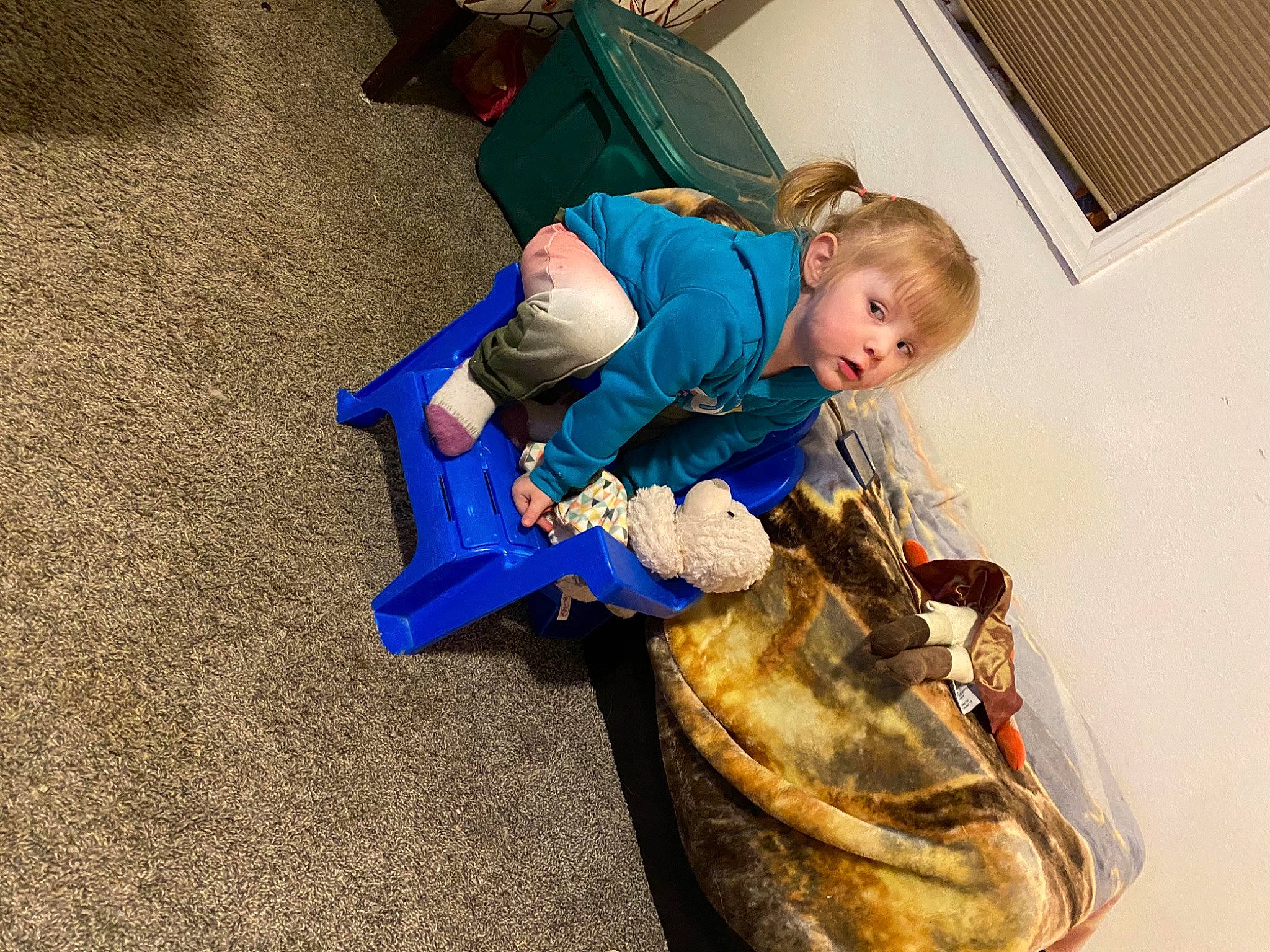 Raeleigh joined the competition — help win amazing prizes! baby, baby_toddler_clothing, child, comfort, lap, person, picture_frame, play, shoe, toddler