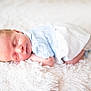 Tiarnán is registered to the contest to win money with this photo: baby, blanket, blue_clothing, child, closeup, cozy, cute, fluffy, infant, knitted, newborn, peaceful, portrait, resting, serene, sleeping, small, soft_texture, tender, white