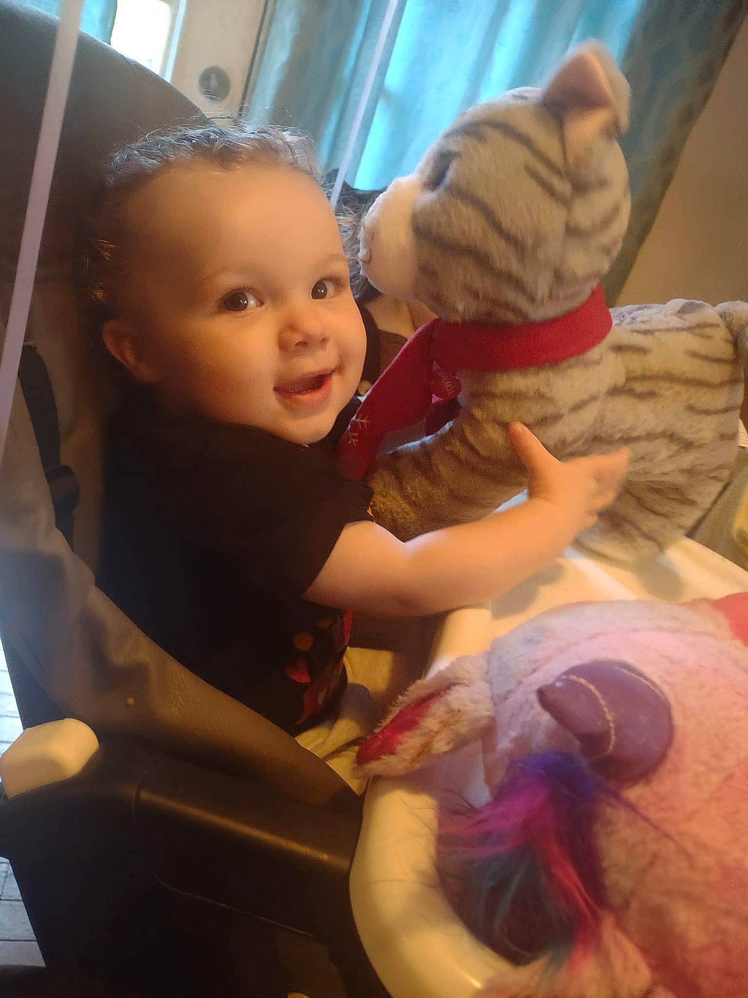 Aubrie joined the competition — help win amazing prizes! arm, baby, beauty, child, comfort, finger, fun, gesture, hand, happy, human_body, human_leg, leisure, mouth, nail, person, skin, smile, thigh, thumb