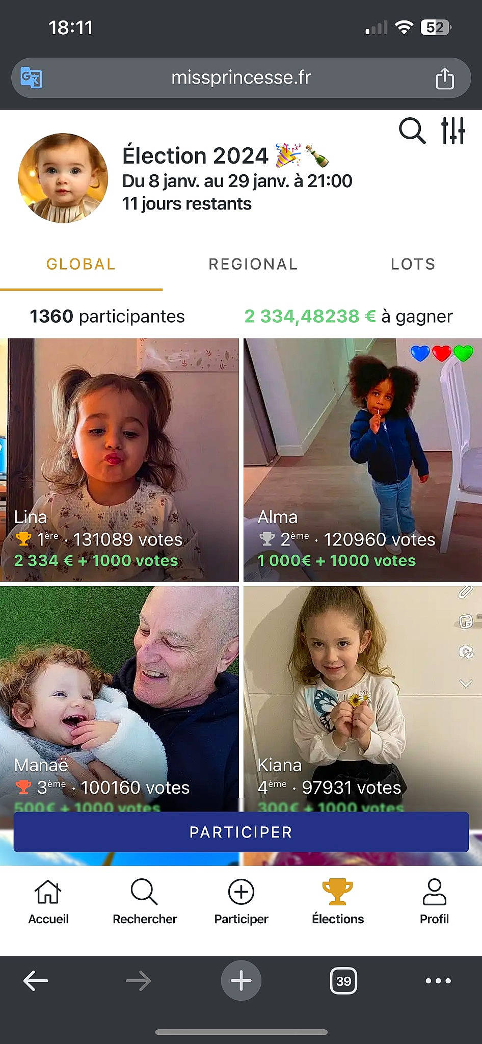 Timeo participe au concours pour gagner de l'argent avec cette photo : advertising, beauty, child, collage, design, electric_blue, event, eyelash, facial_expression, font, gesture, hairstyle, happy, human, joy, people, person, photograph, product, screenshot