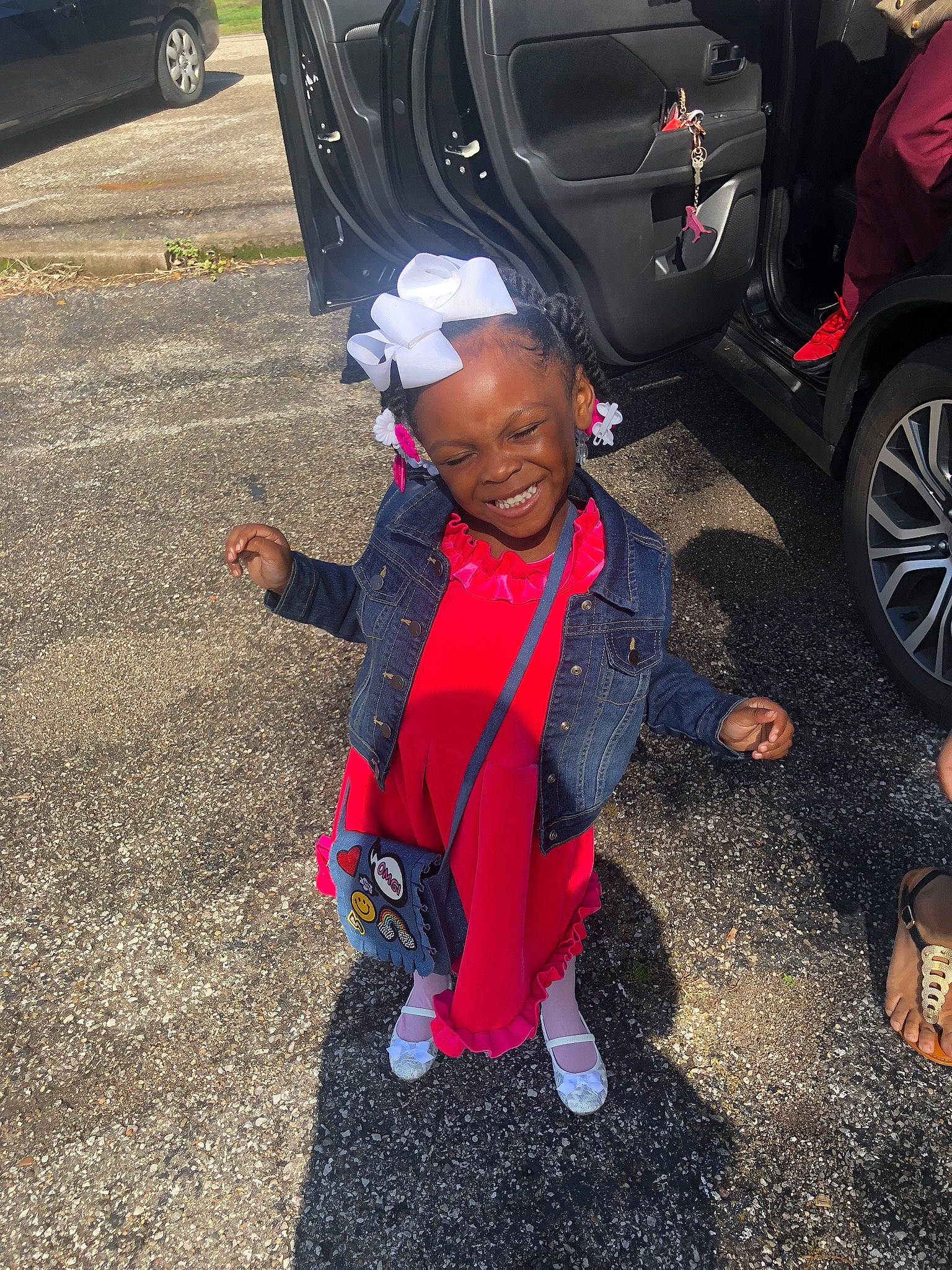 Natalya joined the competition — help win amazing prizes! adaptation, auto_part, car, child, family_car, fun, head, joy, people, person, plant, smile, technology, tire, toddler, vacation, vehicle, vehicle_door