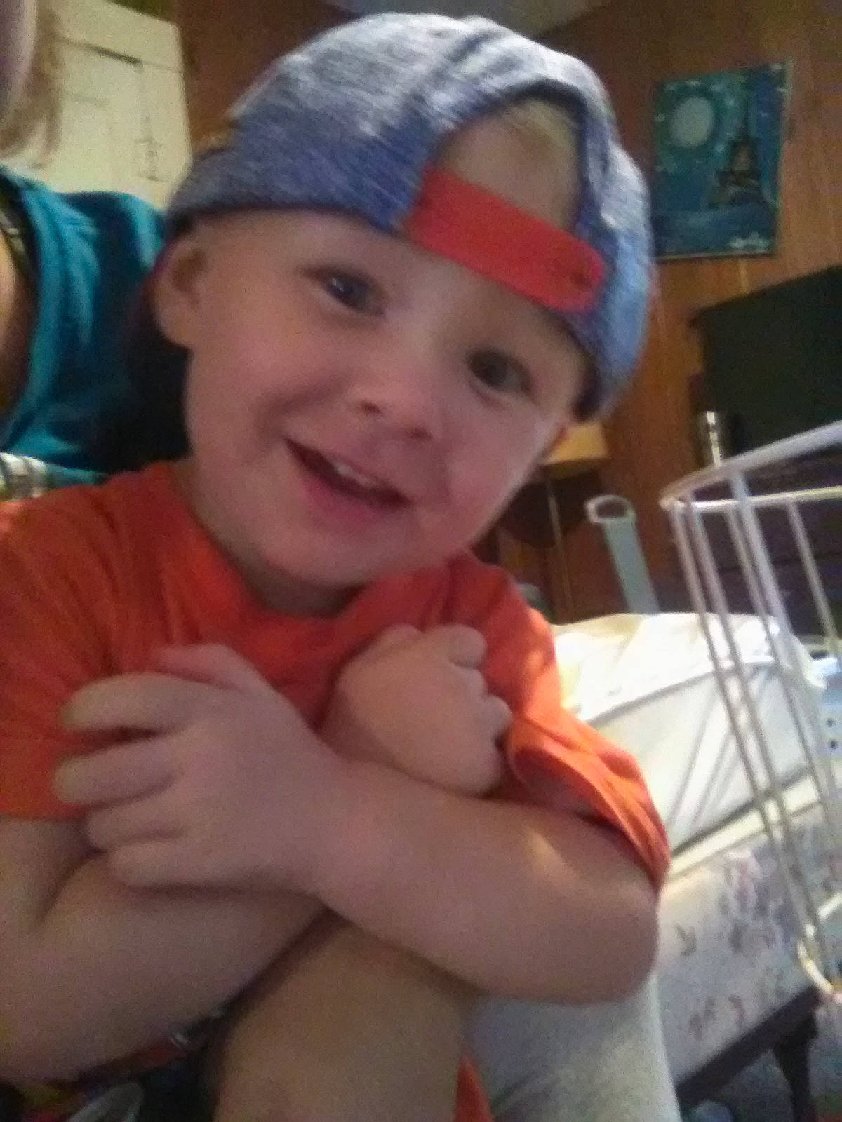 Jeffery joined the competition — help win amazing prizes! baby, cheek, child, headgear, headwear, joy, mouth, nose, person, smile, toddler