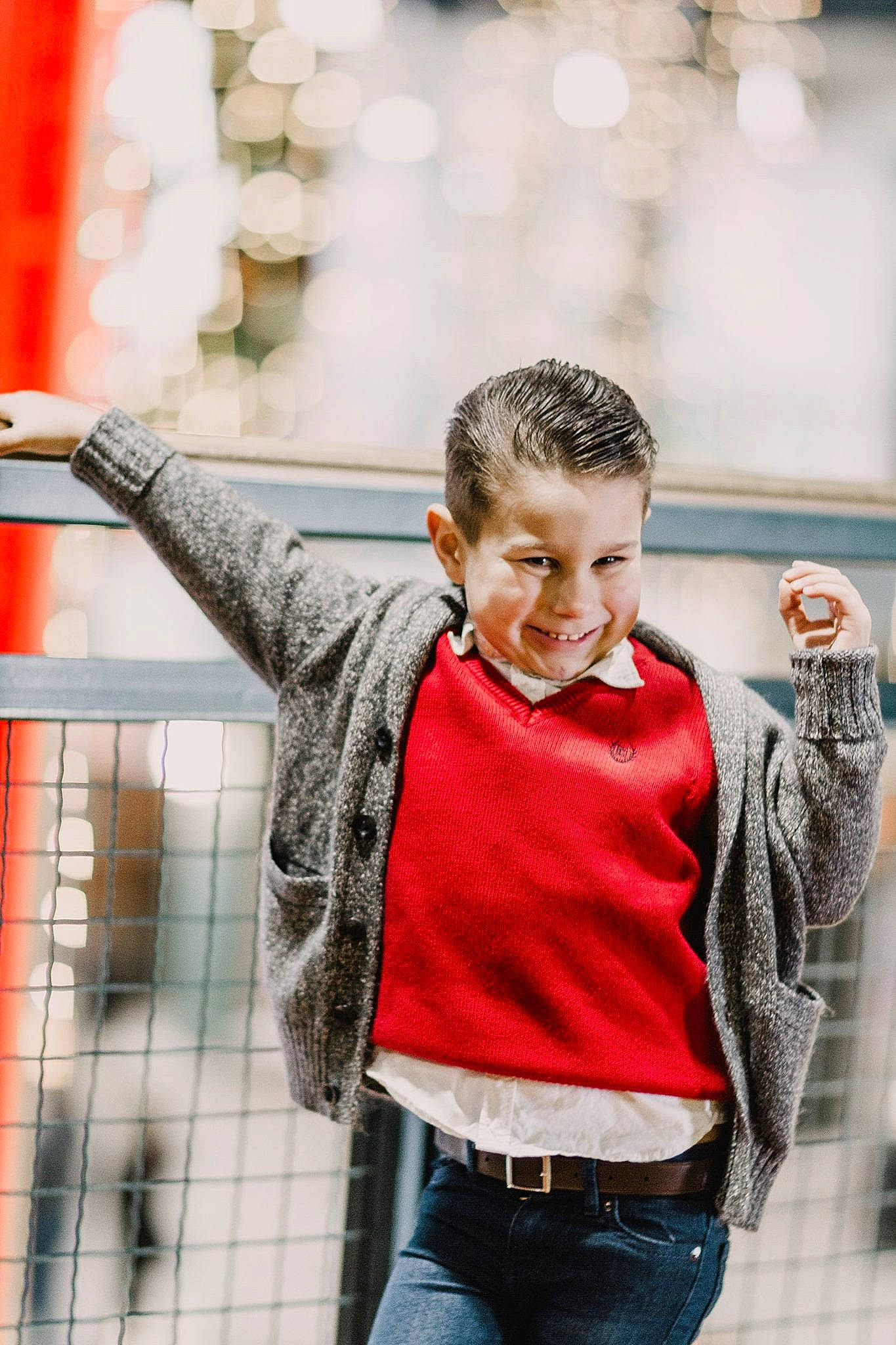 Kellen is registered to the contest to win money with this photo: child, cool, fun, girl, jeans, joy, outerwear, pattern, person, photography, shoulder, textile