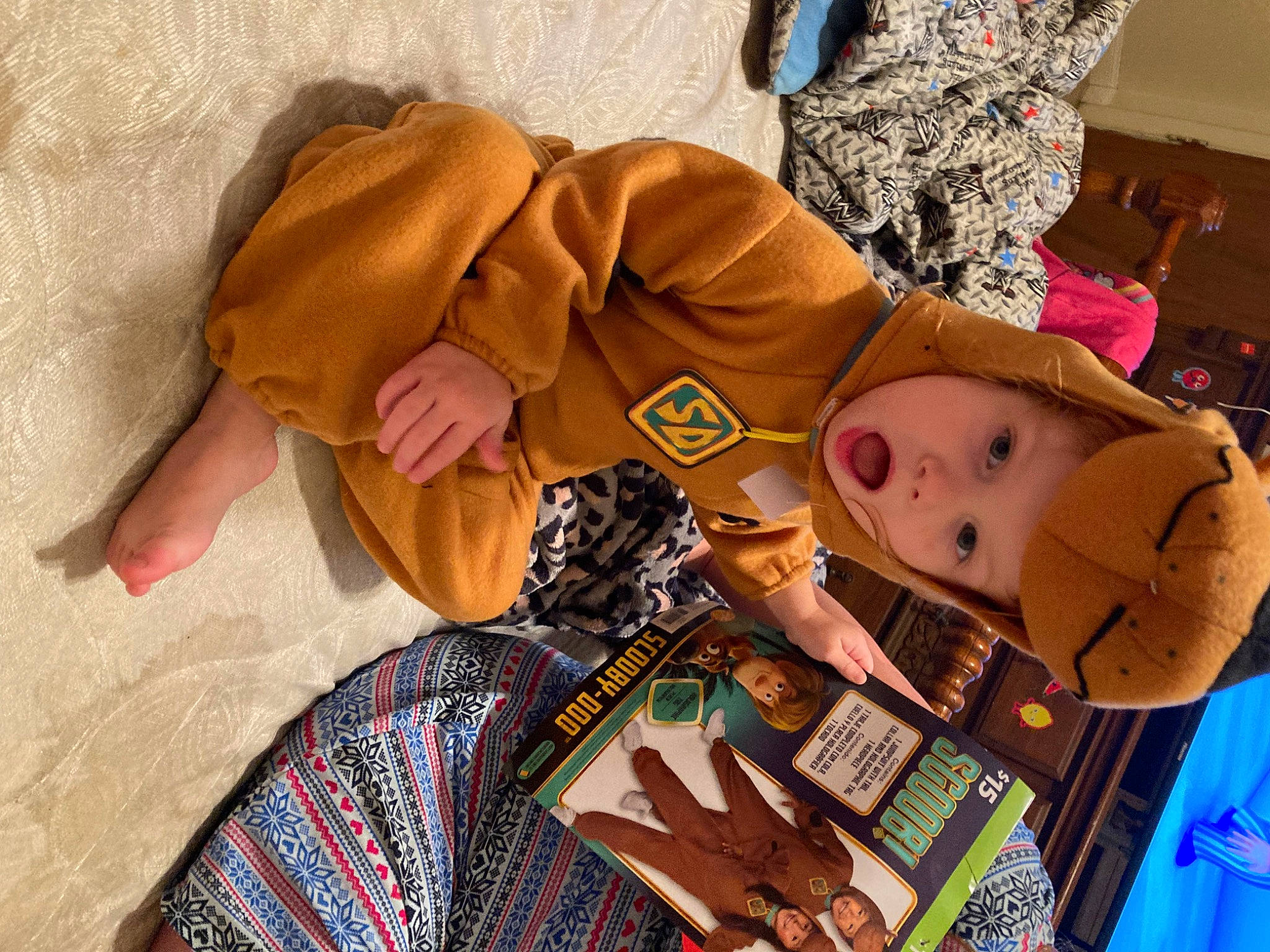 Nataliah is registered to the contest to win money with this photo: baby_toddler_clothing, bag, child, comfort, costume, eyewear, fashion_accessory, fashion_design, fun, hat, headgear, headwear, joy, linens, pattern, person, room, sleeve, surprise, toy