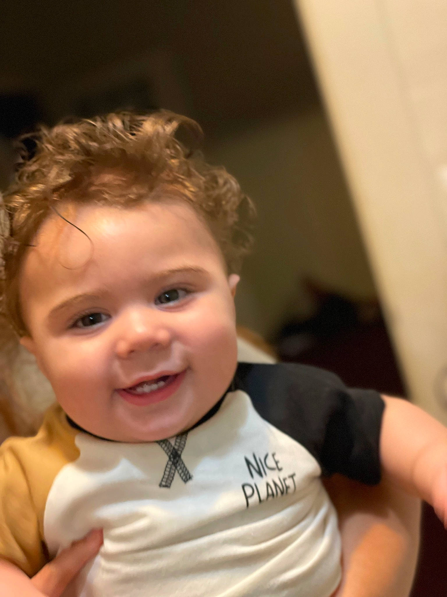 Rhyley joined the competition — help win amazing prizes! arm, baby, baby_toddler_clothing, cheek, chin, collar, eye, eyebrow, flash_photography, fun, gesture, happy, human_body, iris, joy, lip, nose, person, skin, sleeve