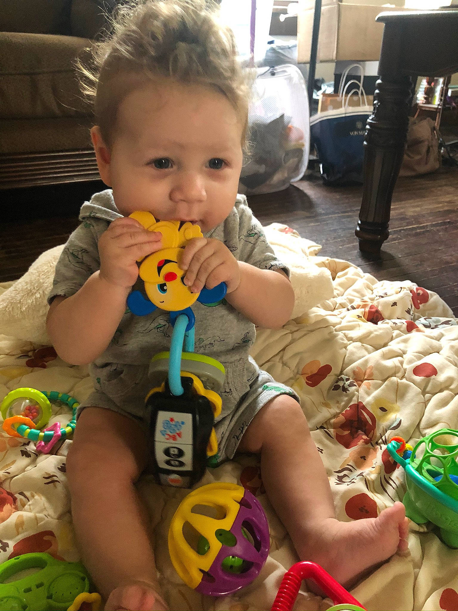 Kenai joined the competition — help win amazing prizes! baby, baby_toys, child, fun, person, play, toddler, toy