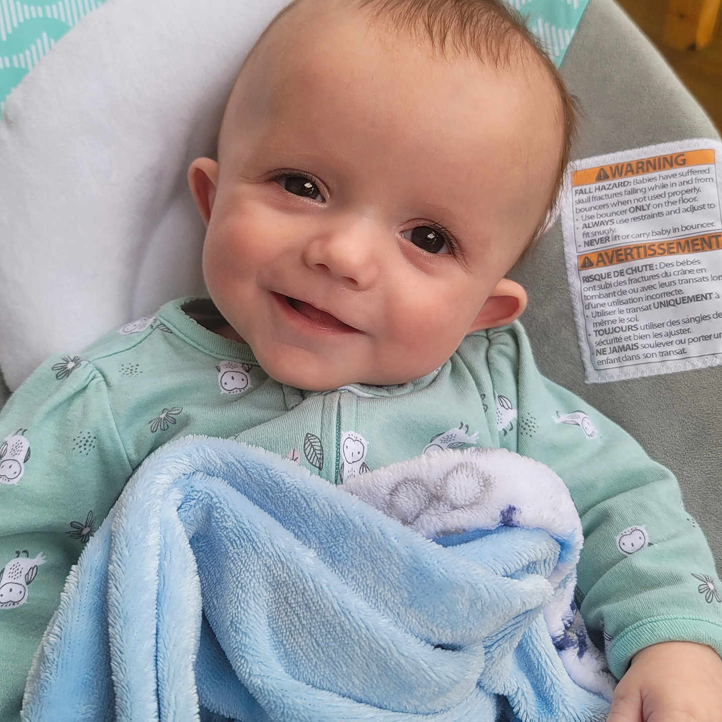 Vincent joined the competition — help win amazing prizes! baby, bed, blanket, bodypart, crib, cushion, face, finger, furniture, hand, happy, head, homedecor, infantbed, newborn, person, photography, portrait, smile, towel