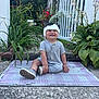 Eliot joined the competition — help win amazing prizes! baby, candid, child, concrete, daylight, fence, footwear, garden, grass, greenery, happy, helmet, mat, nature, outdoor, plants, shirt, shorts, smiling, toddler