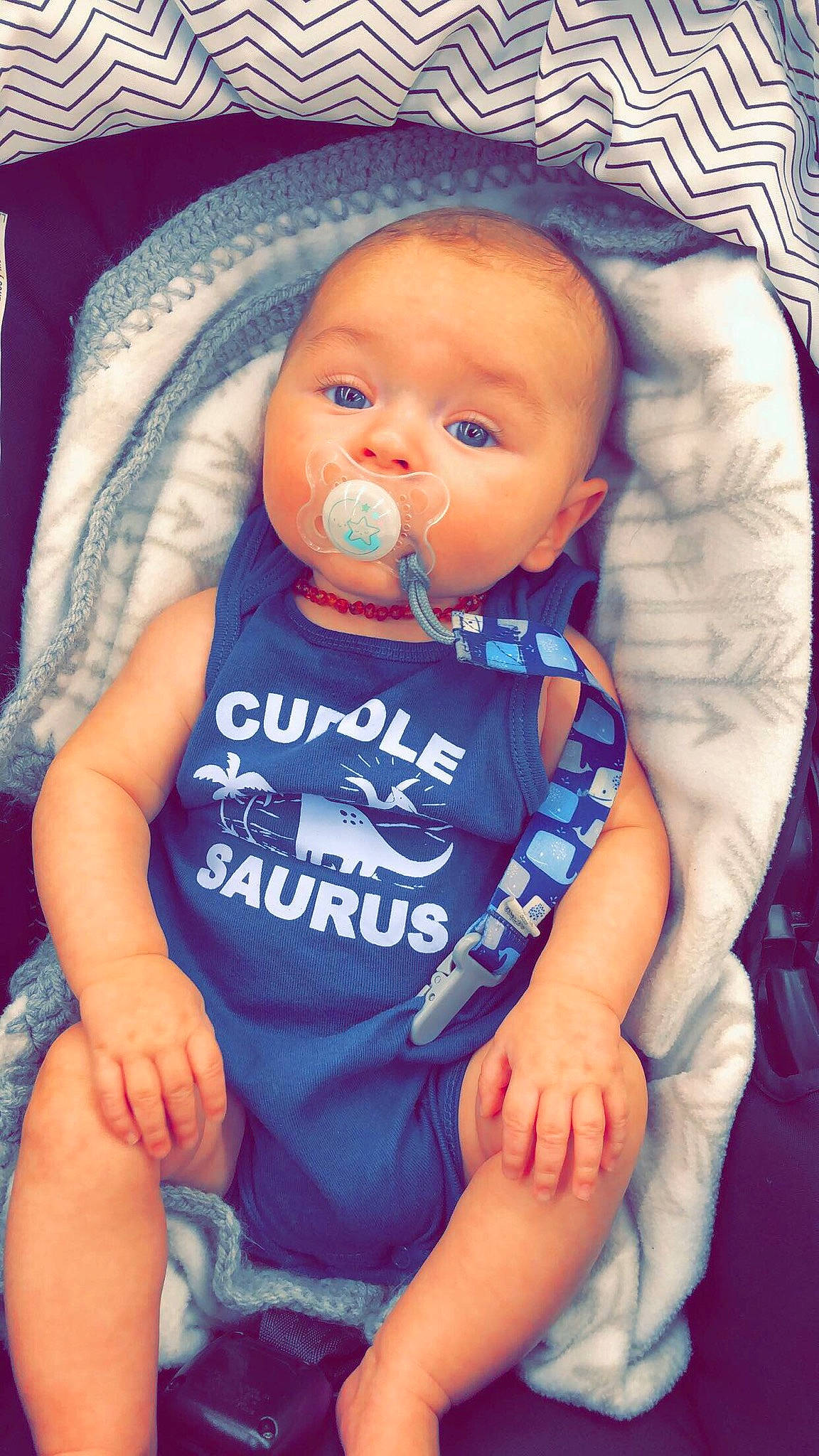 Konner joined the competition — help win amazing prizes! baby, baby_products, baby_toddler_clothing, cheek, child, person, product, skin, toddler