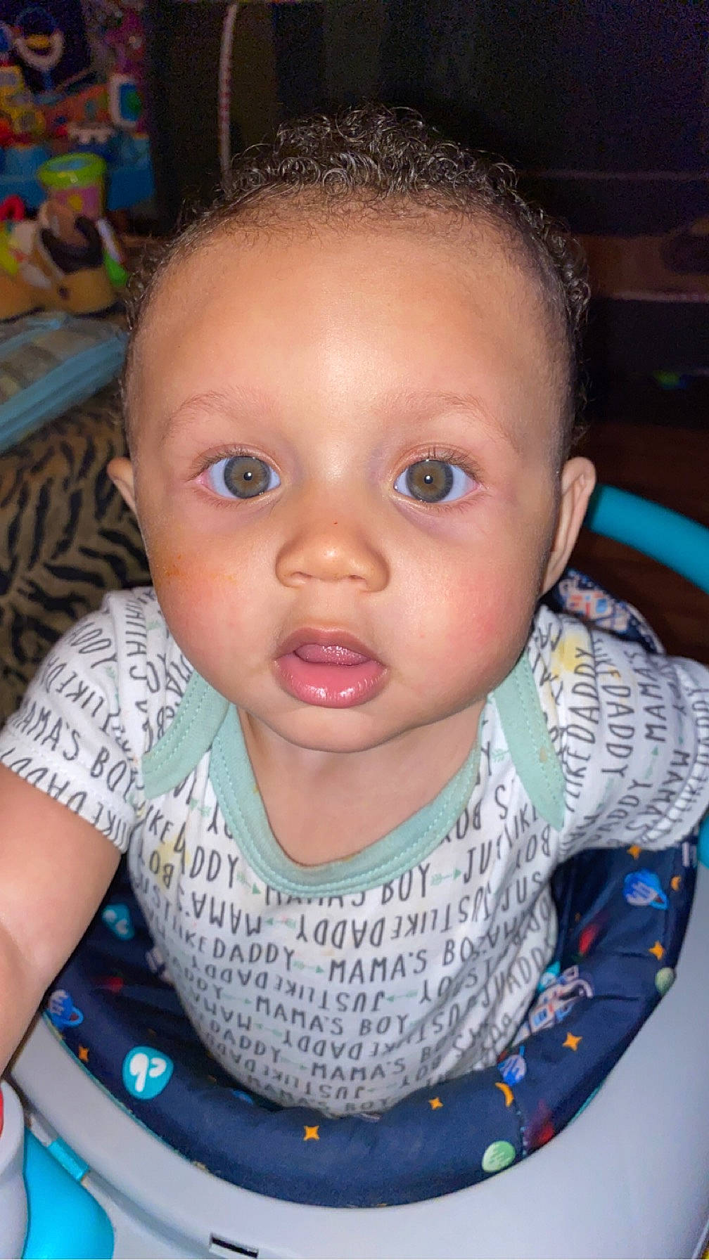 Jordan joined the competition — help win amazing prizes! baby, black, cheek, chin, ear, eye, eyebrow, eyelash, facial_expression, forehead, hair, hairstyle, happy, head, iris, lip, mouth, nose, organ, person