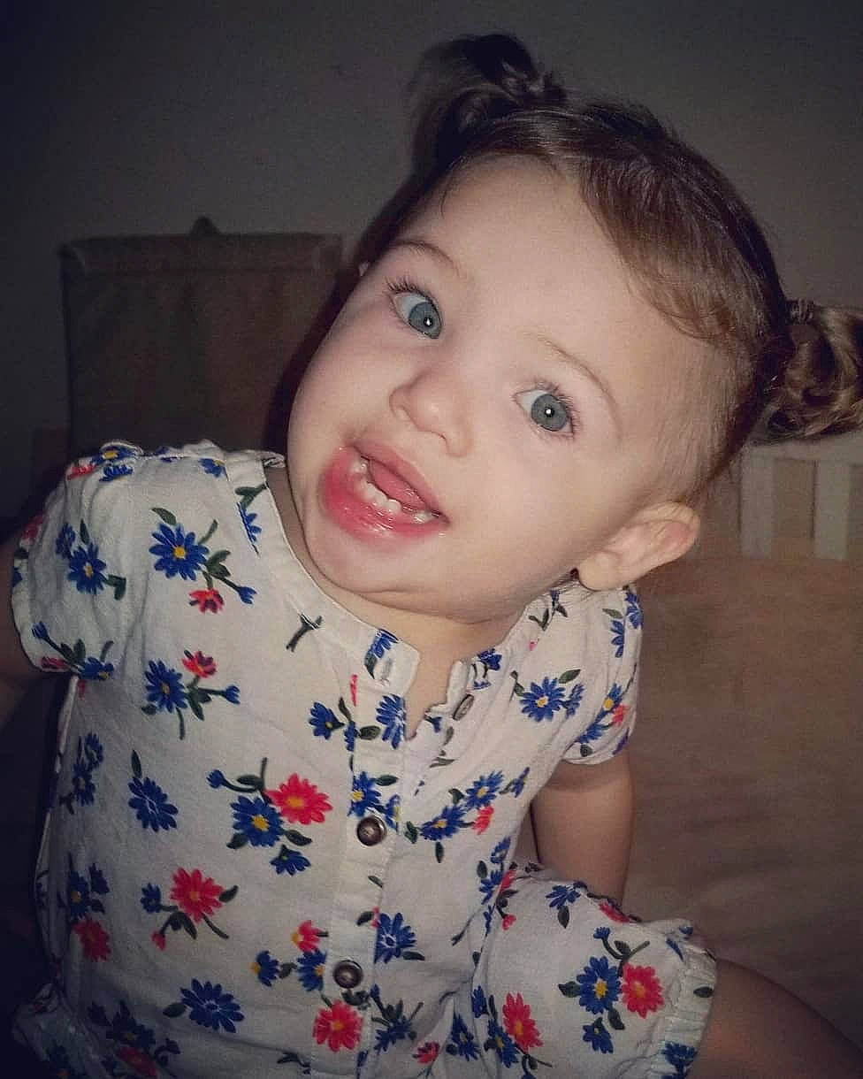 Ellena is registered to the contest to win money with this photo: baby, beauty, cheek, child, chin, eye, eyebrow, face, facial_expression, forehead, fun, hair, head, iris, lip, nose, organ, person, skin, smile