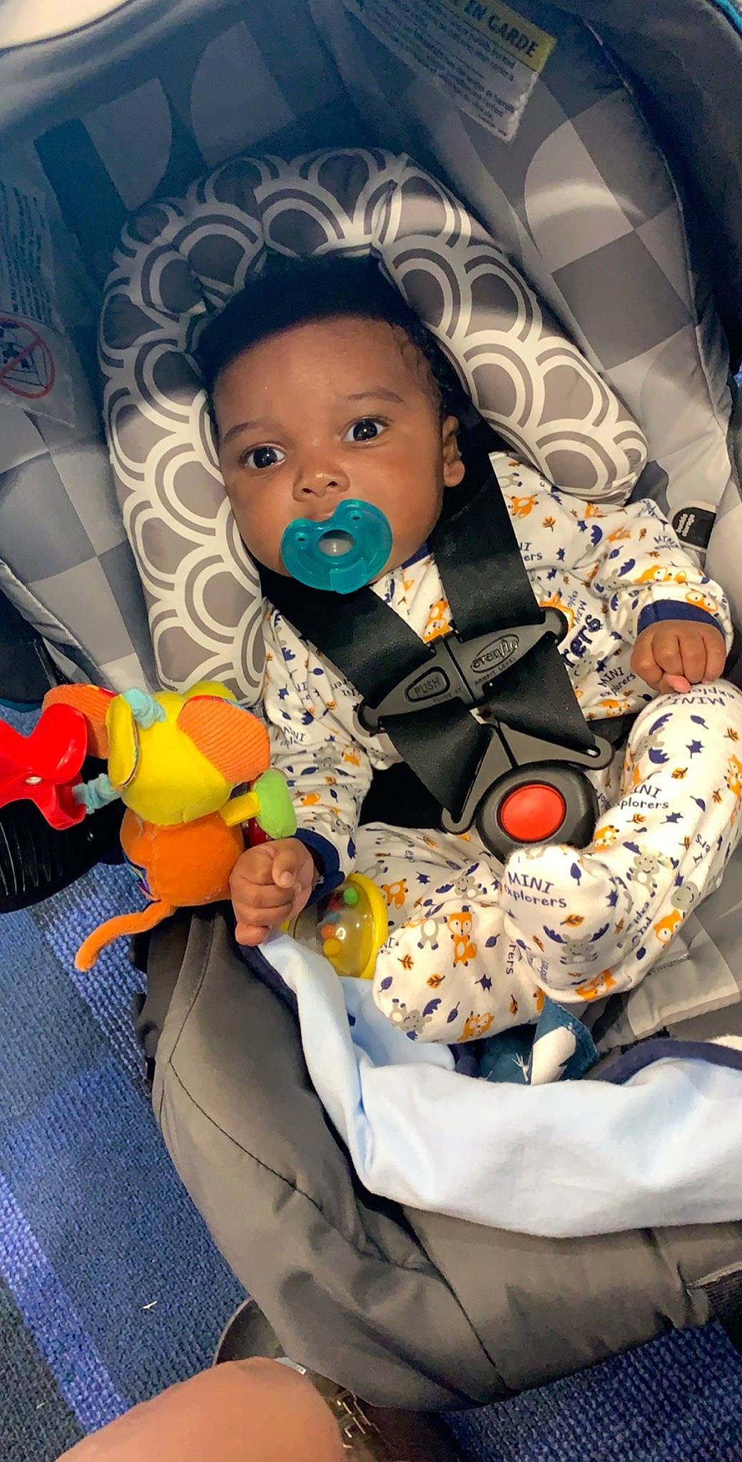 Ermias joined the competition — help win amazing prizes! baby, baby_products, car_seat, child, person, toddler, toy