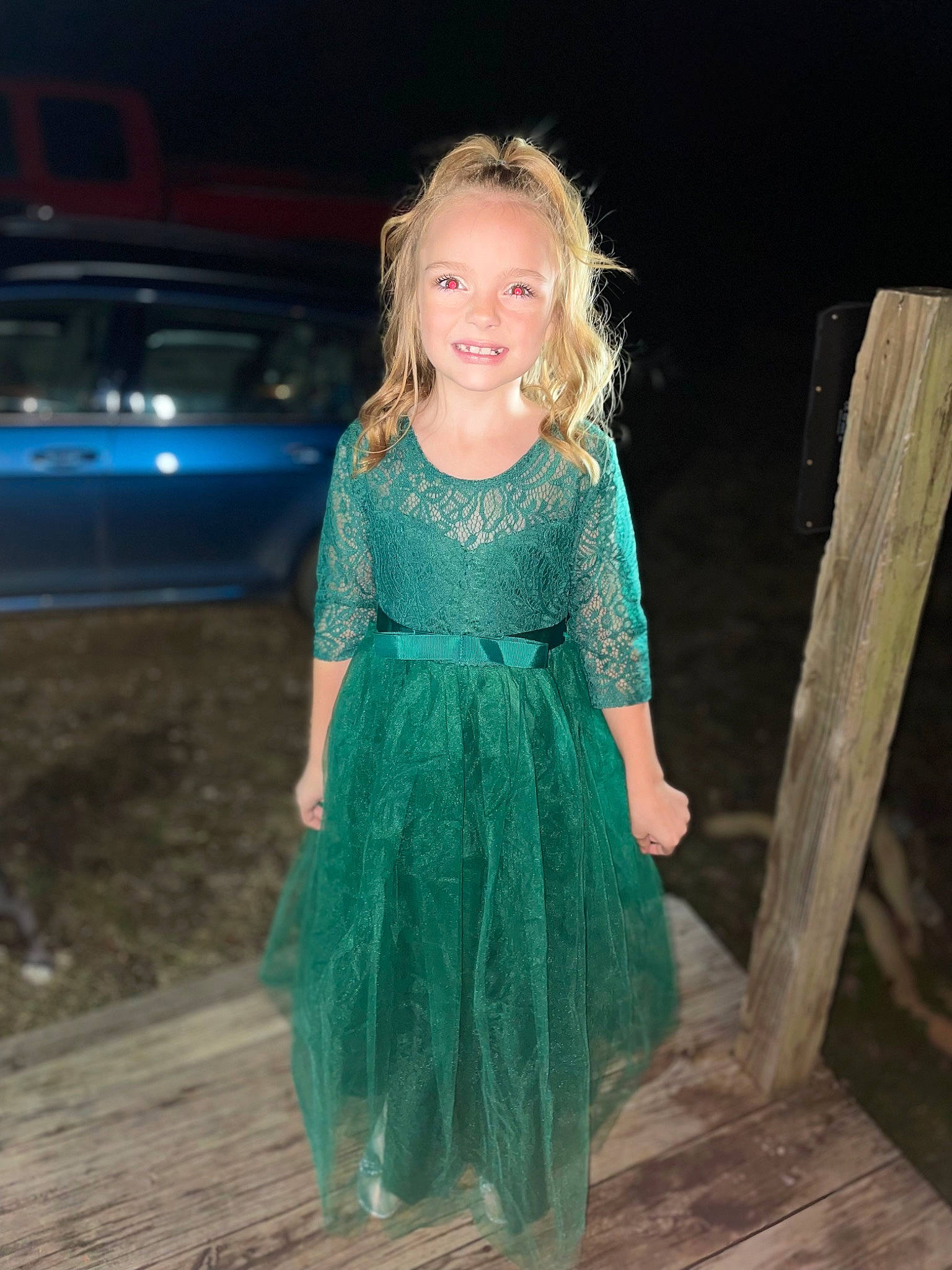 Kenzley joined the competition — help win amazing prizes! day_dress, dress, embellishment, face, fashion_design, flash_photography, formal_wear, fun, gown, grass, hair, happy, head, iris, joy, leg, long_hair, one_piece_garment, person, shoulder