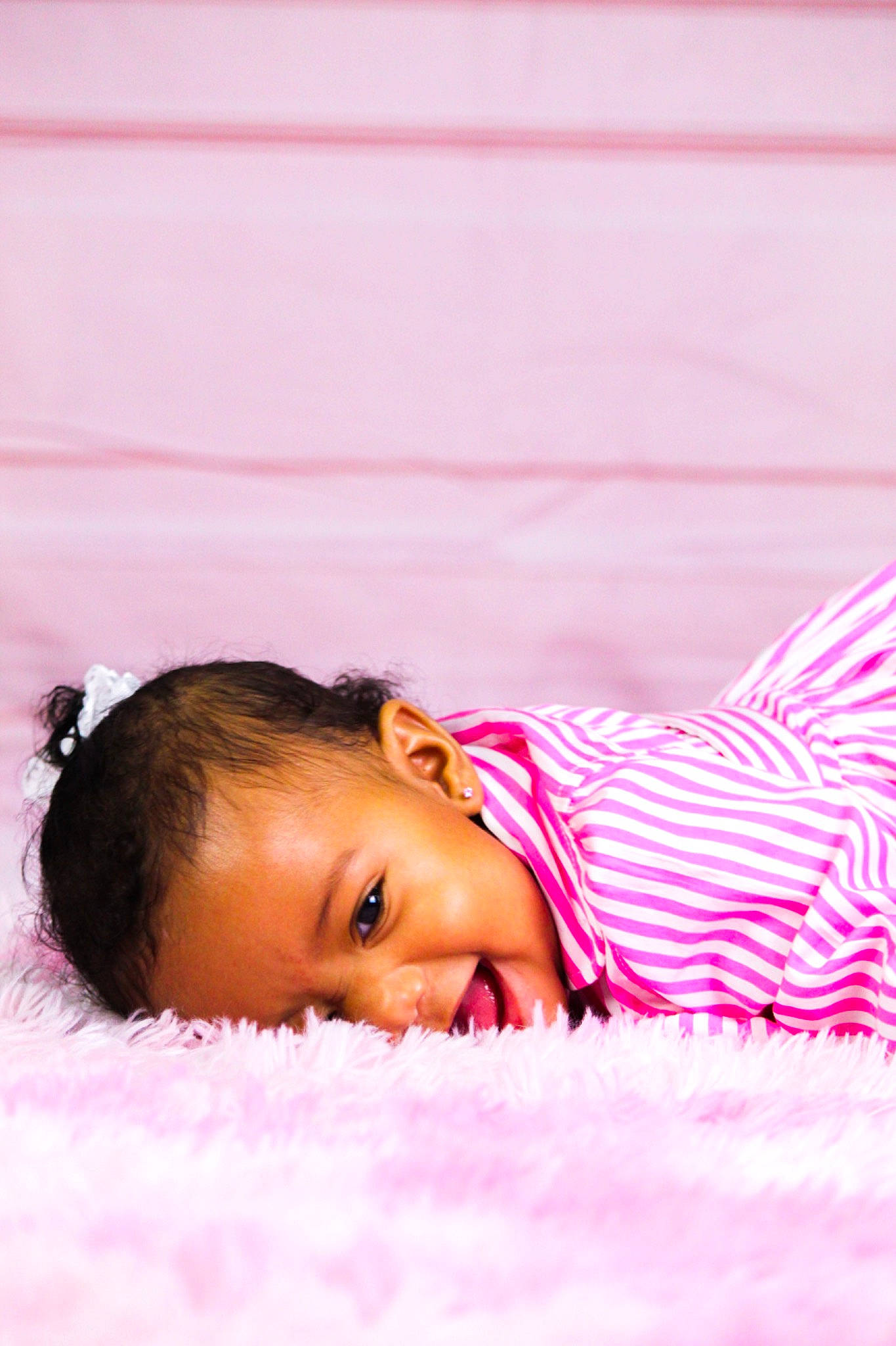 Amelia joined the competition — help win amazing prizes! baby, baby_toddler_clothing, bedtime, child, comfort, couch, eyelash, happy, leisure, linens, magenta, nap, pattern, person, pink, portrait_photography, room, sitting, sleep, sleeve