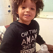 Jewlz is registered to the contest to win money with this photo: baby, bodypart, bottle, cabinet, clothing, face, furniture, happy, head, indoors, jar, mouth, person, photography, portrait, selfie, smile, t_shirt, teeth, waterbottle