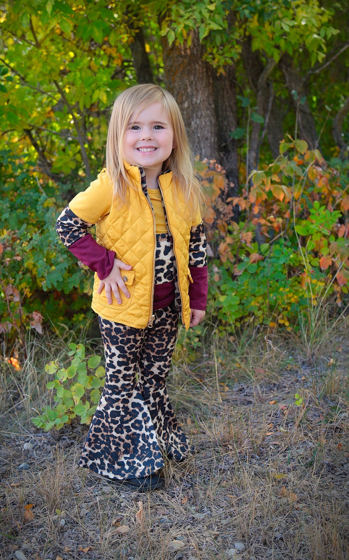 Kenzlee is registered to the contest to win money with this photo: autumn, blond, child_model, clothing, fashion, fawn, jacket, jeans, joy, leaf, leggings, long_hair, outerwear, pattern, person, photography, plant, smile, textile, trousers