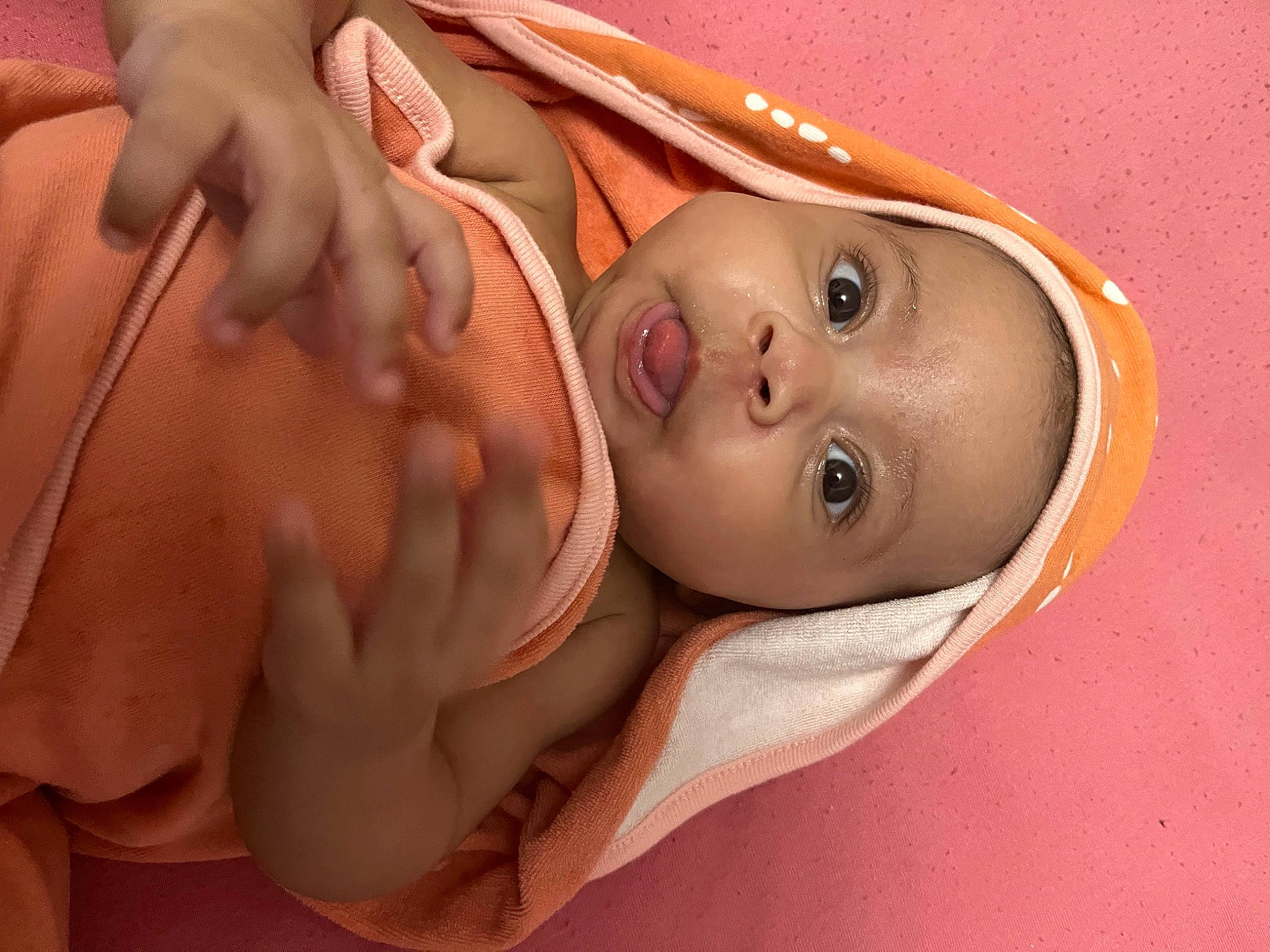 Naomi joined the competition — help win amazing prizes! abdomen, art, baby, barechested, cheek, chest, comfort, eye, eyelash, flesh, happy, hat, headwear, navel, nose, person, smile, stomach, thumb, toddler