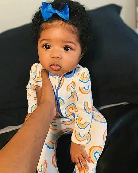 Jaylani is registered to the contest to win money with this photo: arm, baby_toddler_clothing, blue, cheek, chin, eye, eyebrow, face, finger, hair, hairstyle, happy, head, iris, lip, neck, nose, person, skin, sleeve