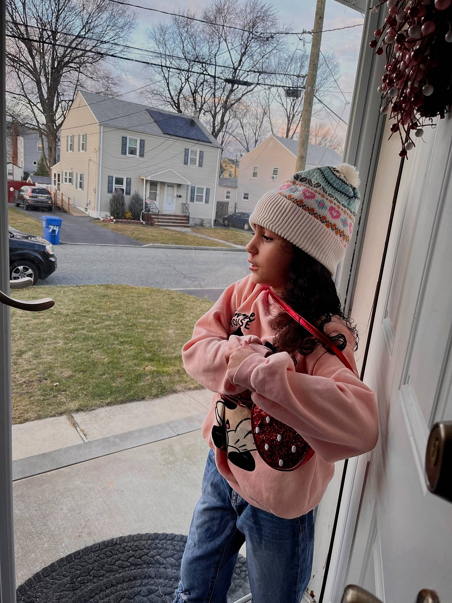 Valentina joined the competition — help win amazing prizes! asphalt, camera, cap, car, denim, digital_camera, grass, hat, jeans, person, photographer, plaid, plant, snapshot, tire, toddler, tree, waist, wheel, window