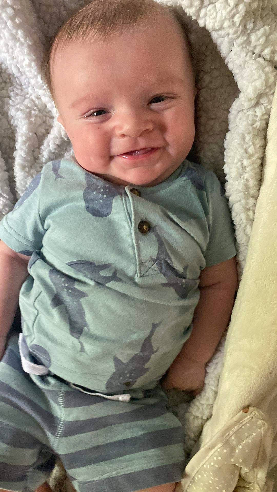 Tyler joined the competition — help win amazing prizes! baby_toddler_clothing, cheek, chin, eye, eyebrow, face, hair, hairstyle, hand, head, human_body, iris, lip, mouth, neck, nose, organ, person, skin, sleeve