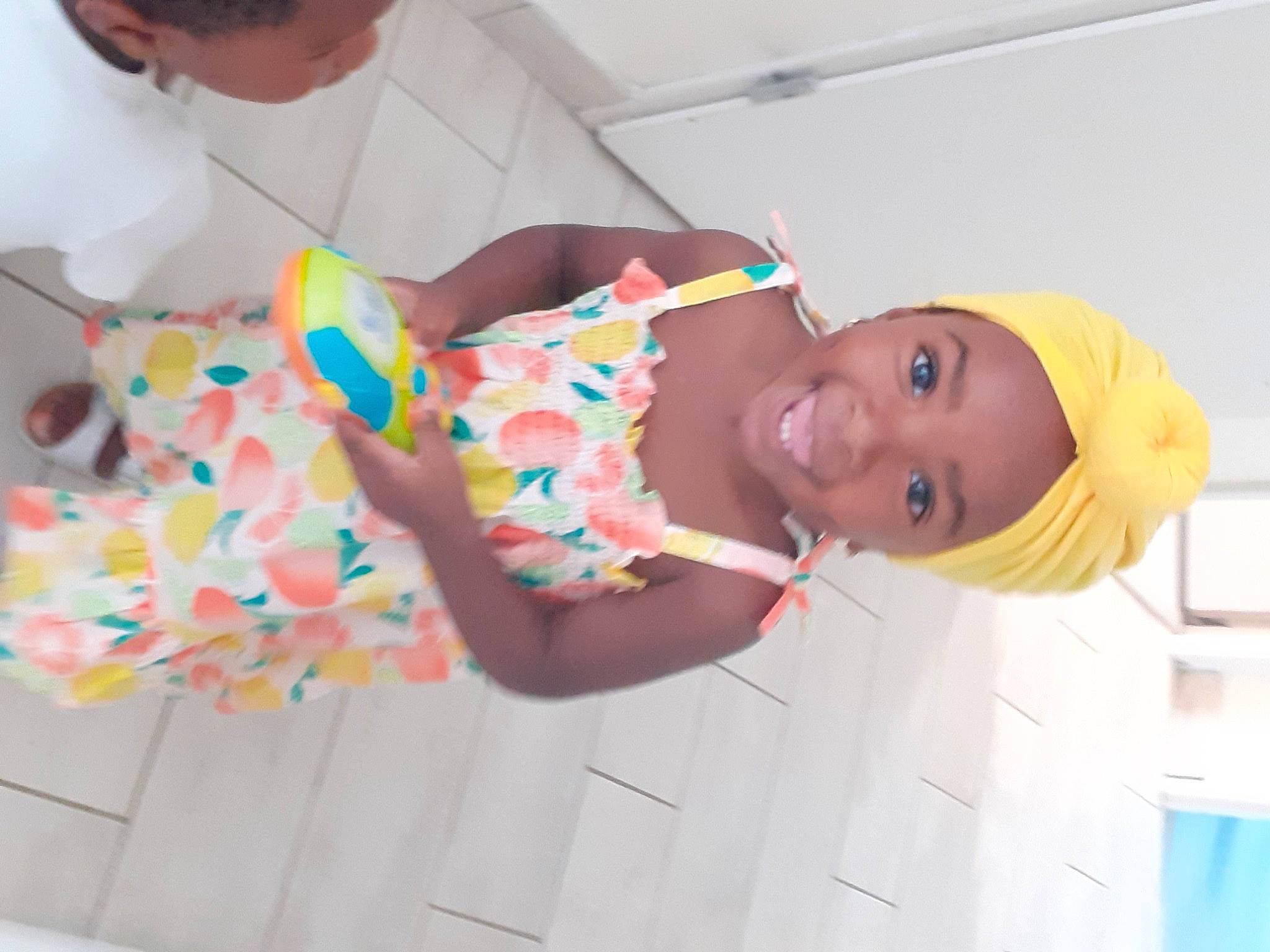 Shanys participe au concours pour gagner de l'argent avec cette photo : baby, baby_laughing, baby_products, baby_toddler_clothing, child, event, fun, happy, hat, headwear, joy, leisure, pattern, person, pink, room, skin, smile, summer, toddler