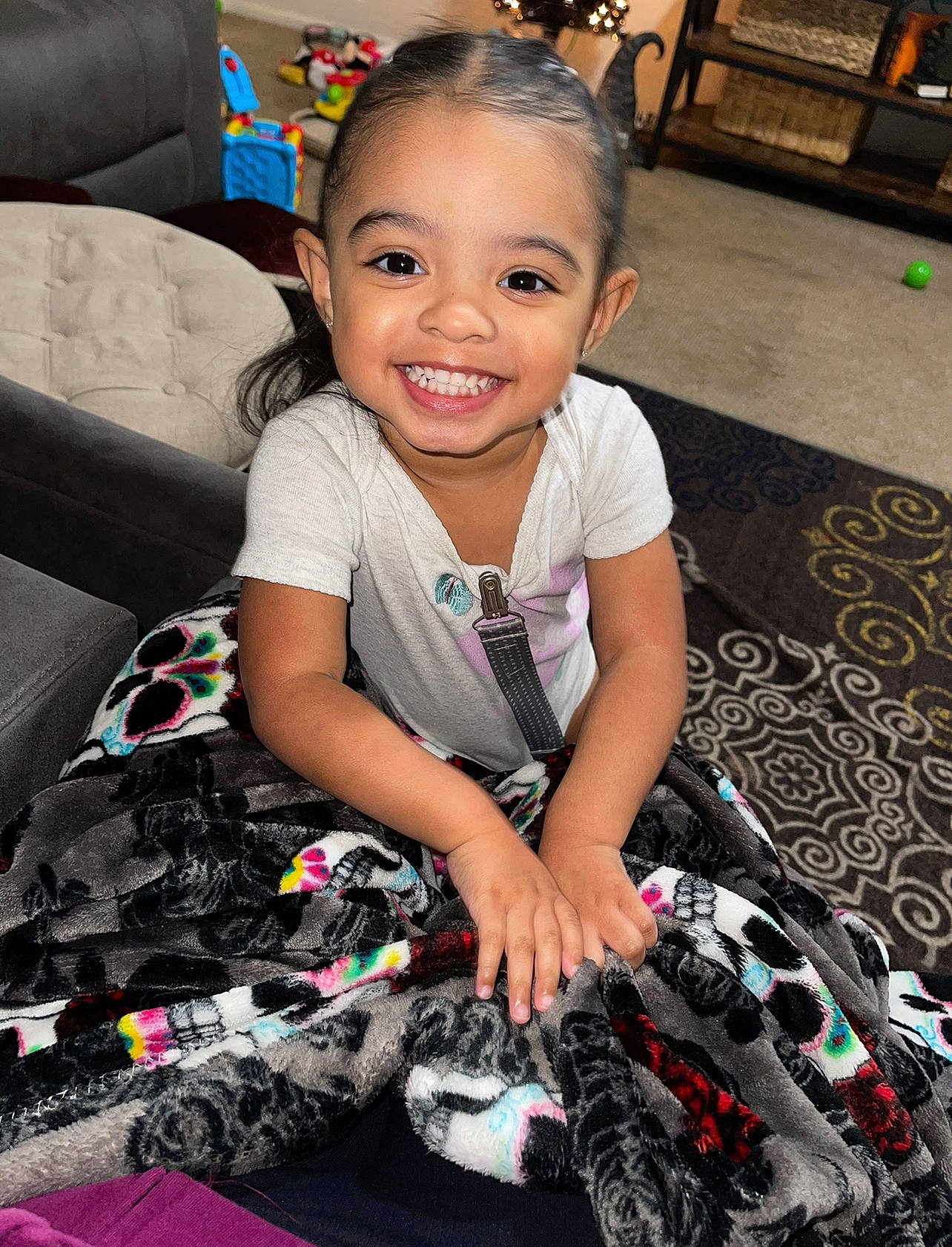 Mikaela joined the competition — help win amazing prizes! automotive_design, automotive_tire, automotive_wheel_system, beauty, child, cool, fun, hairstyle, happy, human_leg, joy, motor_vehicle, pattern, person, photograph, sitting, smile, snapshot, t_shirt, thigh