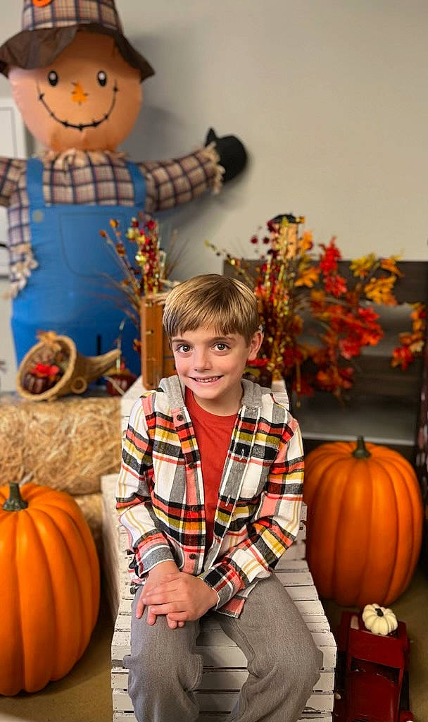 Elijah joined the competition — help win amazing prizes! calabaza, clothing, cucurbita, facial_expression, gourd, happy, head, jeans, joy, natural_foods, orange, organ, person, photograph, plant, pumpkin, smile, squash, standing, trousers