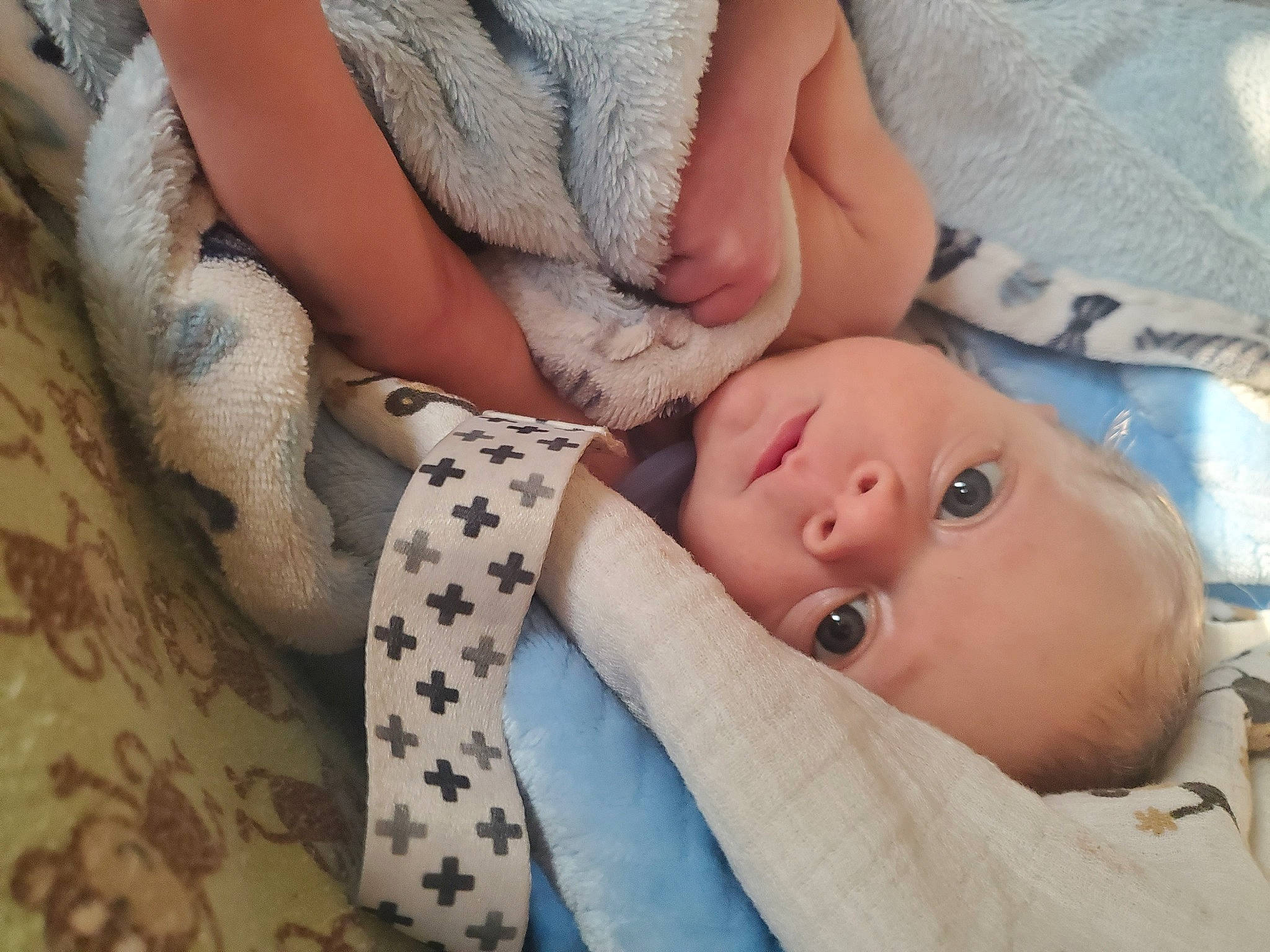 Dashaun joined the competition — help win amazing prizes! baby, baby_products, baby_sleeping, bedtime, birth, blanket, child, finger, hand, person, product, skin, toddler