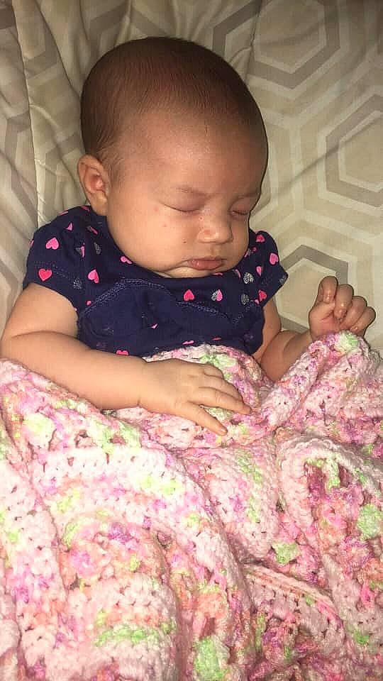 Mersadies joined the competition — help win amazing prizes! baby, bedtime, cheek, child, face, head, lip, mouth, nap_mat, person, pink, skin, sleep, textile, toddler