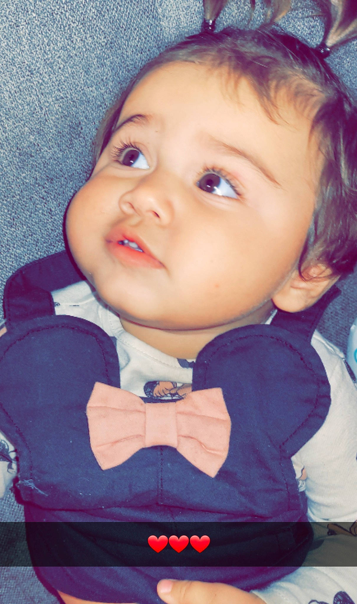 Ines participe au concours pour gagner de l'argent avec cette photo : baby, baby_toddler_clothing, blue, cheek, chin, eyebrow, eyelash, face, flash_photography, happy, iris, lip, nose, organ, outerwear, person, product, skin, sleeve, smile