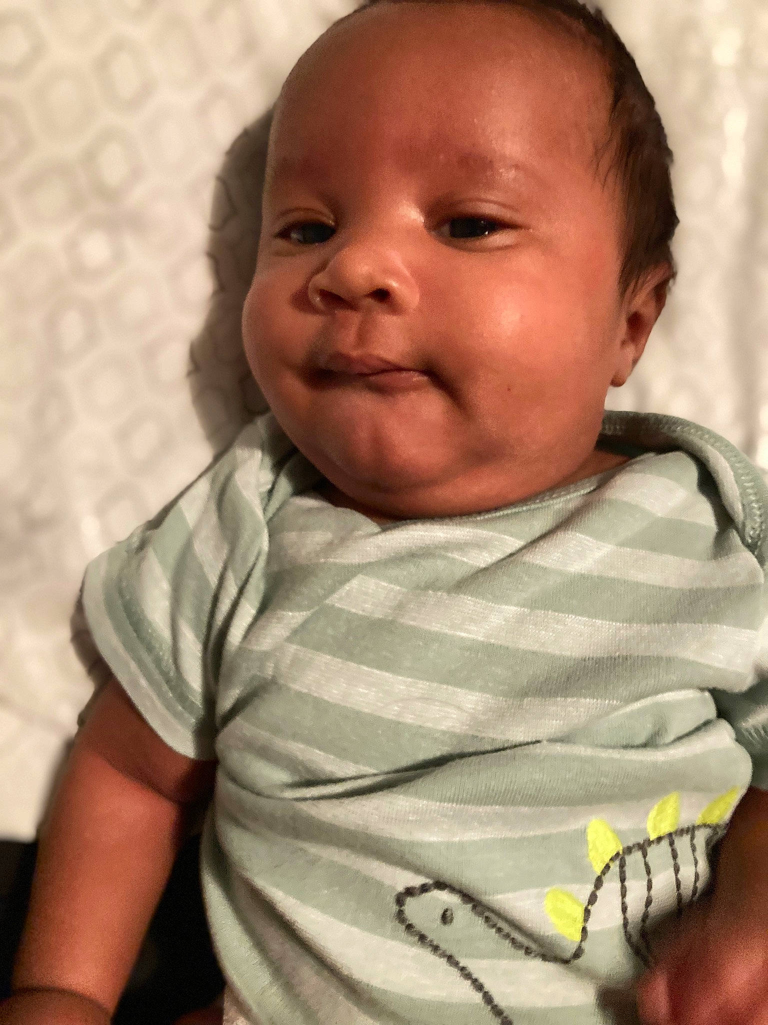 Jamal is registered to the contest to win money with this photo: baby, baby_toddler_clothing, cheek, chin, comfort, cool, eyebrow, finger, forehead, happy, iris, lip, mouth, muscle, neck, nose, person, skin, sleeve, smile