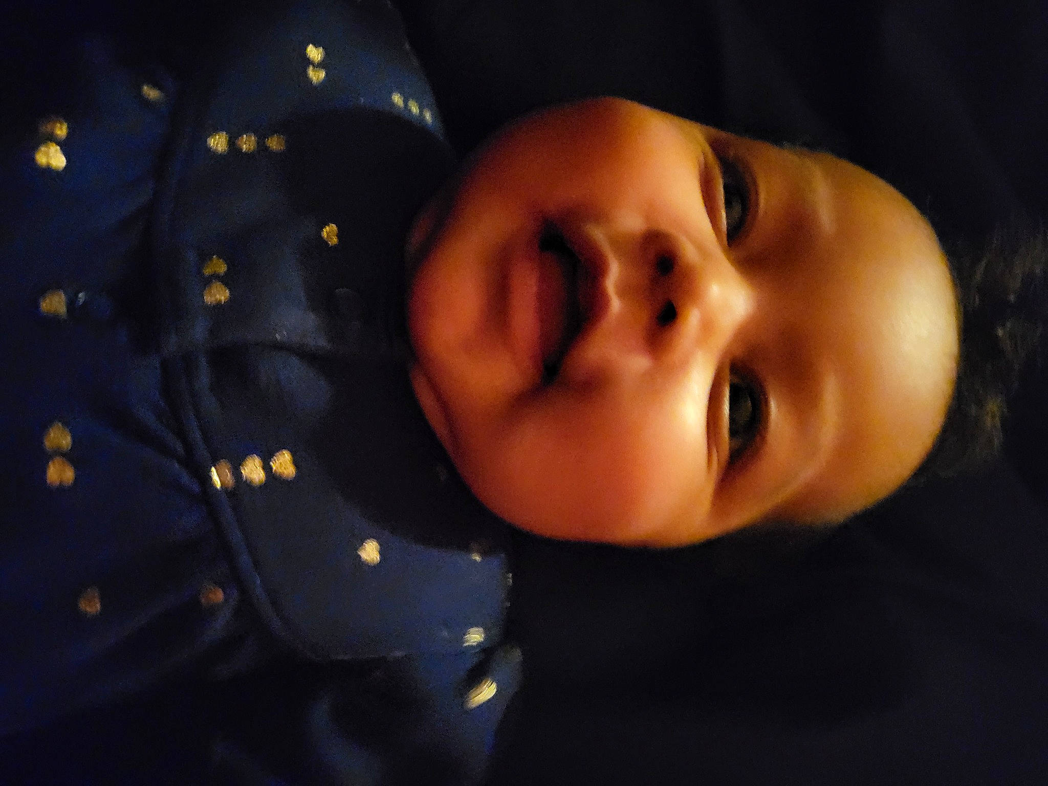 Angelina joined the competition — help win amazing prizes! baby, baby_toddler_clothing, cheek, child, comfort, darkness, electric_blue, eyebrow, eyelash, flash_photography, fun, happy, iris, lip, nose, person, portrait, portrait_photography, sleeve, toddler