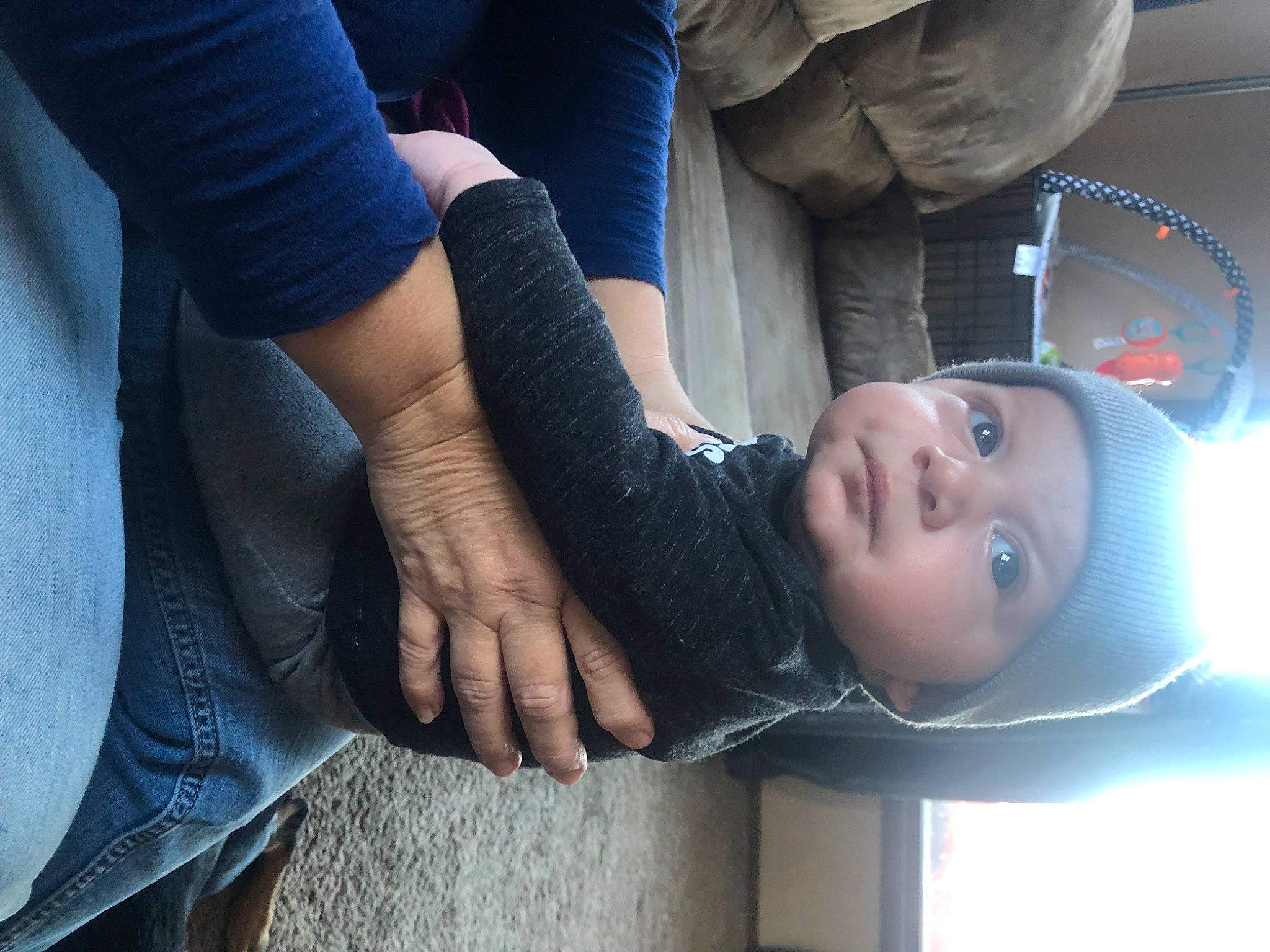Kingston joined the competition — help win amazing prizes! baby, child, clothing, comfort, denim, elbow, finger, flash_photography, fun, gesture, headwear, human, human_body, human_leg, knee, person, plant, sitting, skin, thigh
