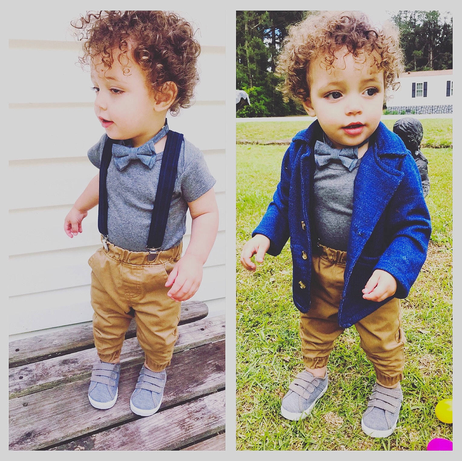 Konnor is registered to the contest to win money with this photo: baby, child, child_model, clothing, cool, denim, design, fashion, footwear, jacket, jeans, male, outerwear, pattern, person, pocket, shoe, sleeve, toddler, trousers