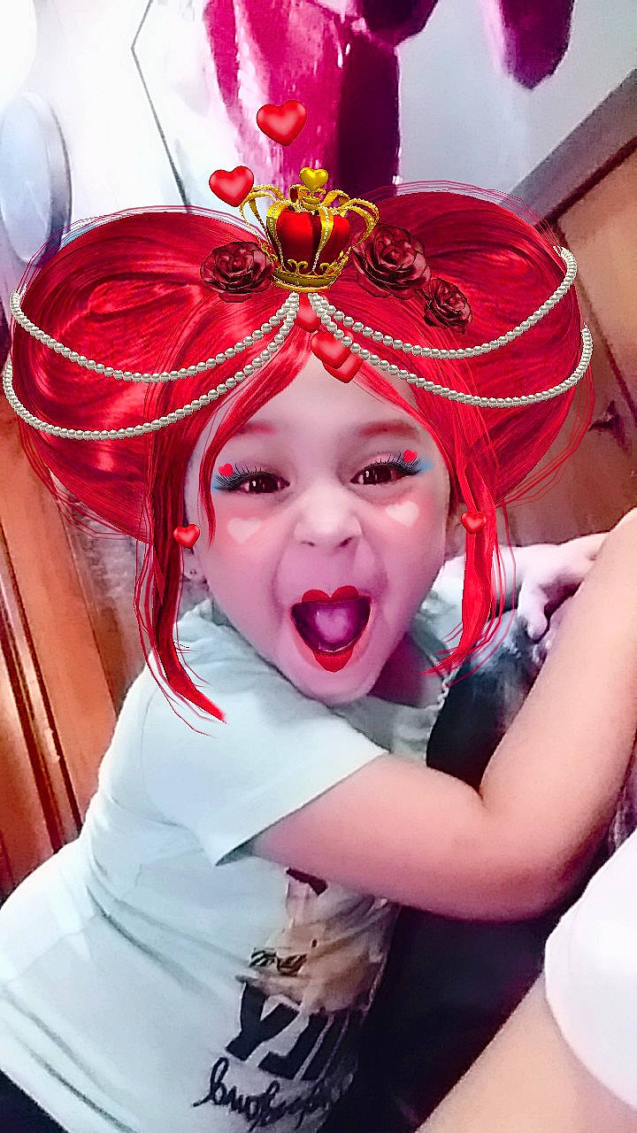 Ariadne joined the competition — help win amazing prizes! costume, fashion_accessory, hair_accessory, hair_coloring, head, headgear, headpiece, headwear, person, red, smile