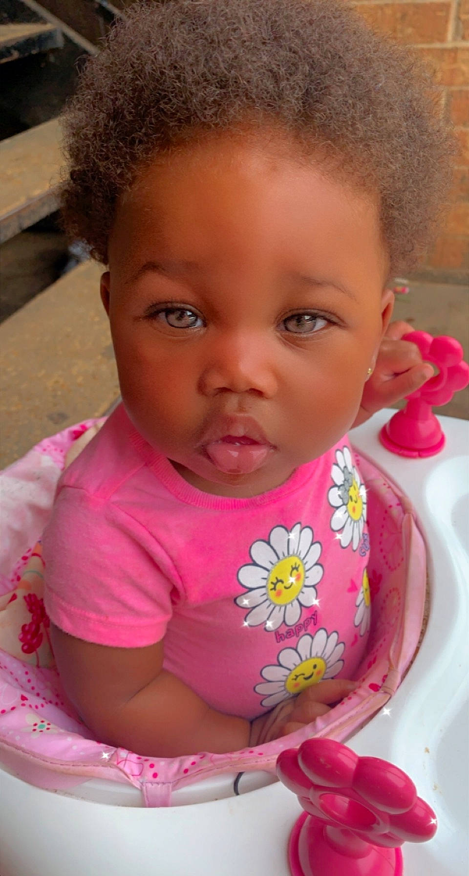 Kyilee joined the competition — help win amazing prizes! cheek, chin, eye, eyebrow, face, facial_expression, flower, forehead, hair, happy, head, human, human_body, iris, lip, nose, organ, person, pink, plant