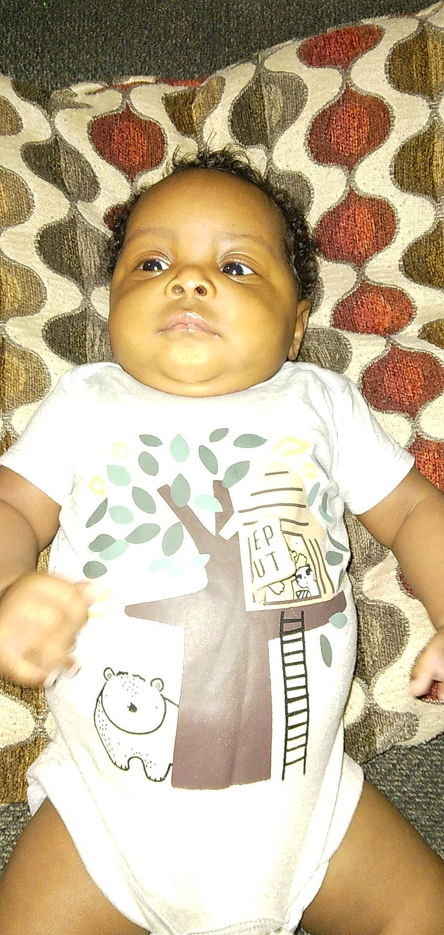 Kareem joined the competition — help win amazing prizes! arm, baby_toddler_clothing, black, cheek, chin, eye, face, facial_expression, forehead, hairstyle, head, human, mouth, neck, nose, organ, person, skin, sleeve, textile