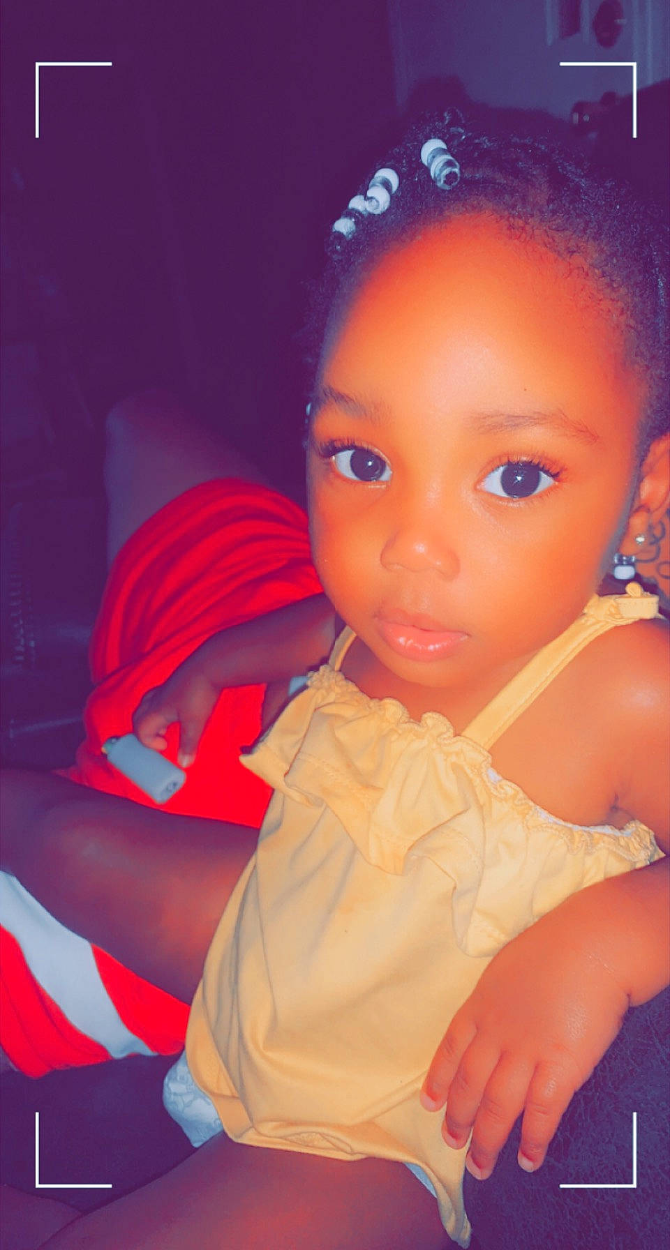 Makenzie joined the competition — help win amazing prizes! afro, baby_toddler_clothing, black_hair, cheek, chin, doll, electric_blue, eyelash, fashion_design, flash_photography, fun, iris, jewellery, lip, long_hair, neck, nose, person, skin, toy