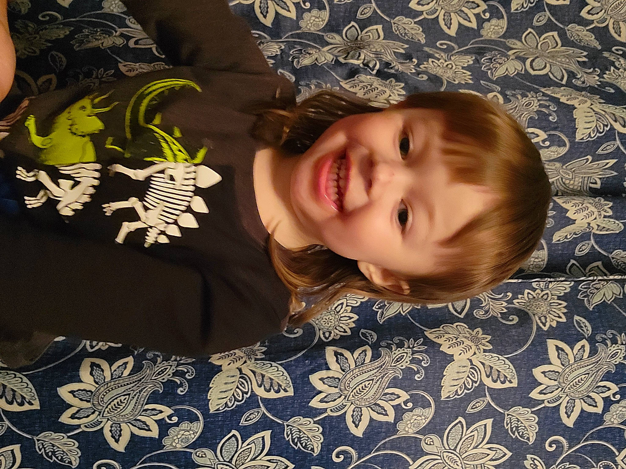 Jameson is registered to the contest to win money with this photo: baby_toddler_clothing, child, comfort, cool, flooring, hair, happy, joy, leaf, mammal, pattern, people_in_nature, person, plant, product, skin, sleeve, smile, textile, toddler