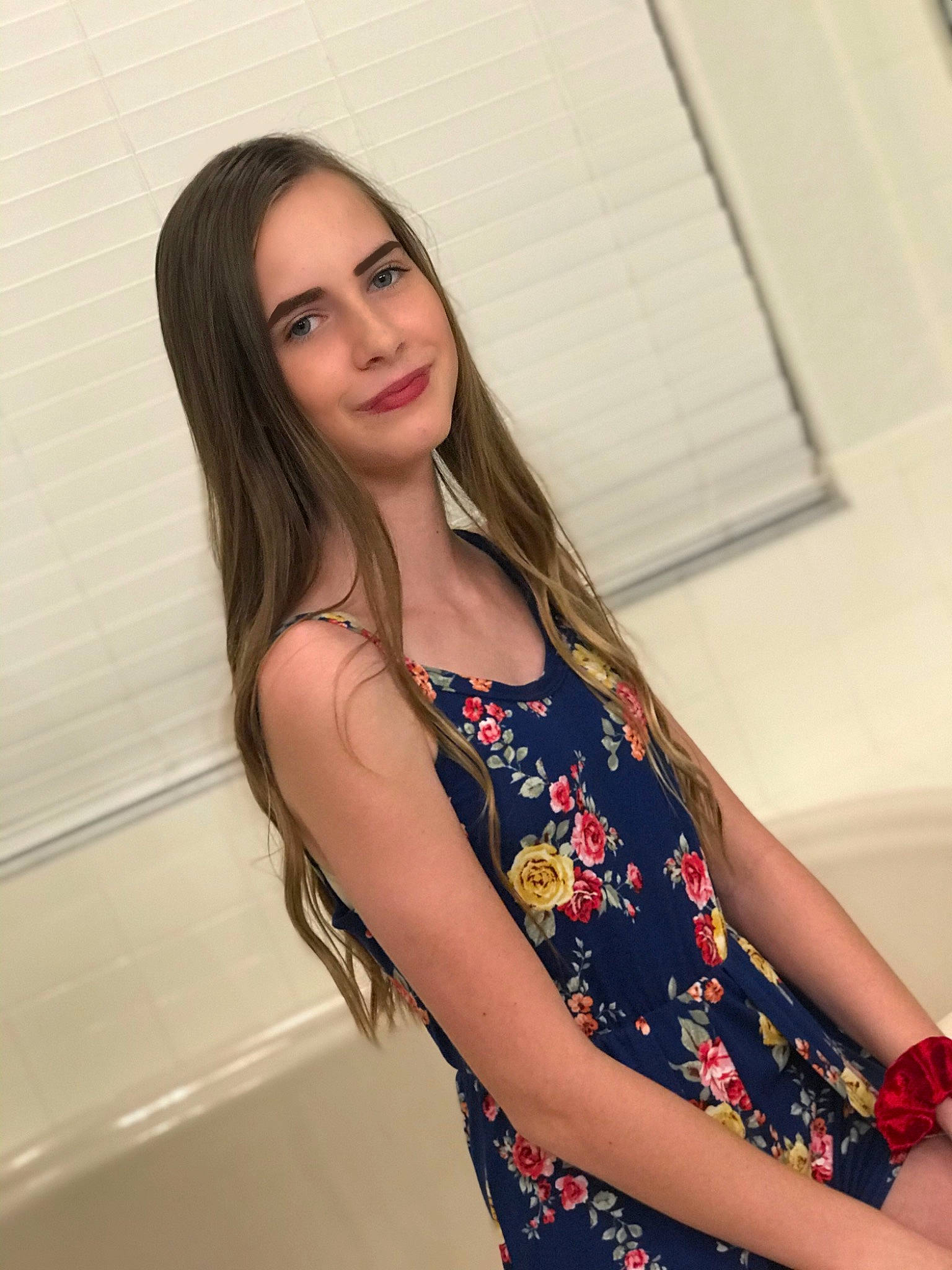 Madison is registered to the contest to win money with this photo: arm, beauty, brown_hair, clothing, dress, eye, face, fashion, hair, hairstyle, lady, leg, lip, long_hair, model, person, photo_shoot, photography, shoulder, skin