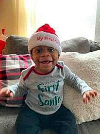 Ezra joined the competition — help win amazing prizes! baby, baby_toddler_clothing, baseball_cap, cap, child, clothing, cool, costume_hat, facial_expression, fun, happy, headgear, headwear, holiday, jeans, person, sleeve, smile, t_shirt, toddler