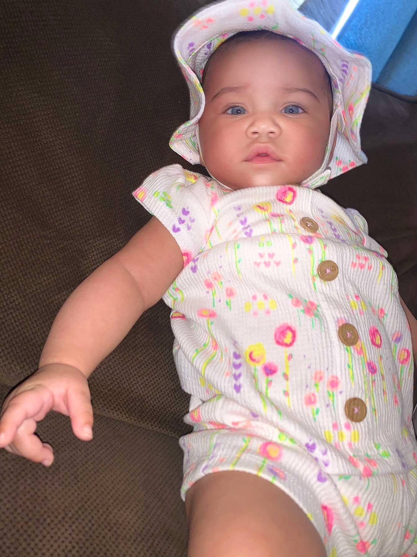 Ajayleonna joined the competition — help win amazing prizes! arm, baby, baby_toddler_clothing, cheek, chin, comfort, eye, face, facial_expression, hand, head, headwear, lip, mouth, neck, nose, organ, person, skin, sleeve