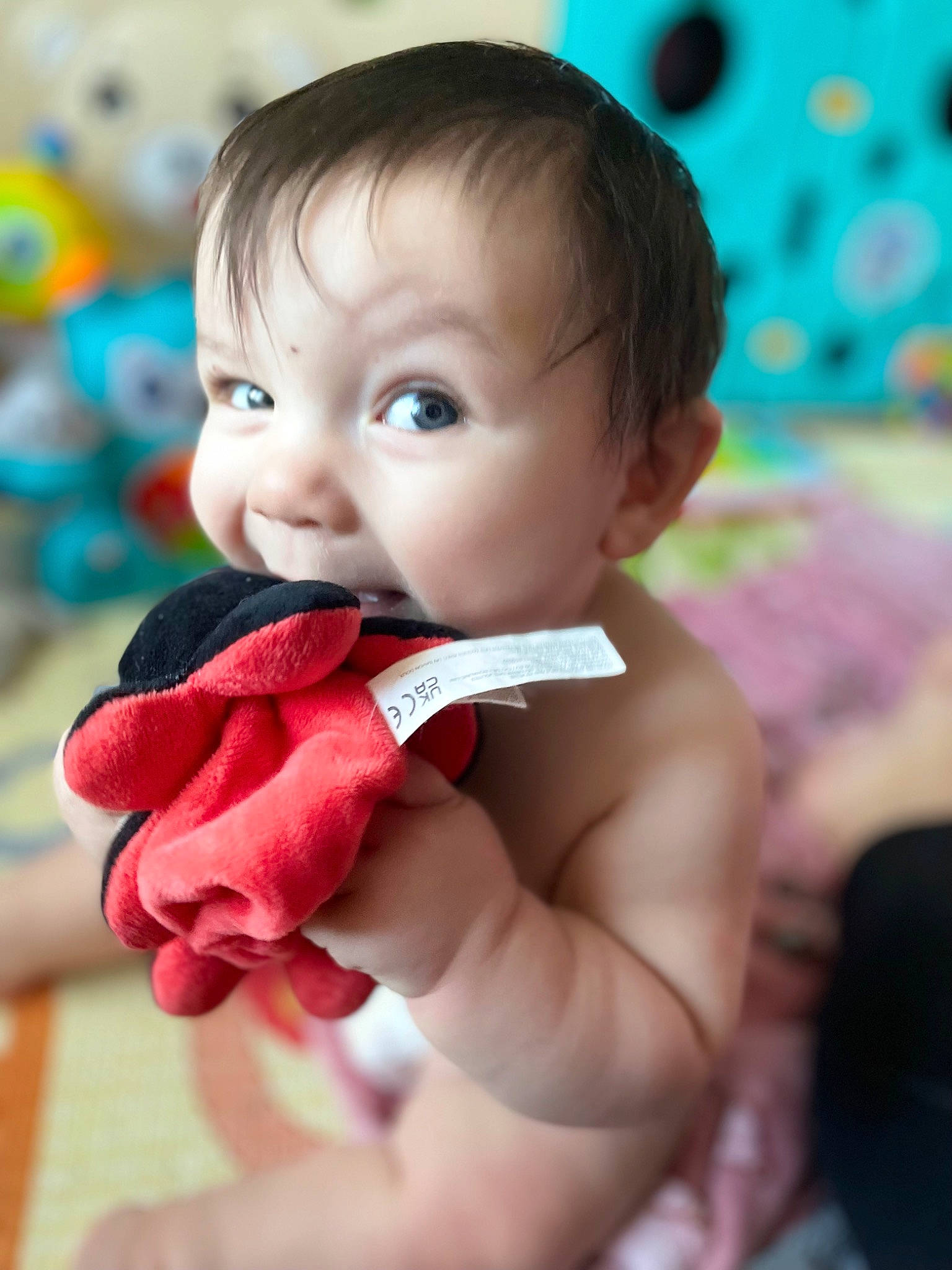 Julian joined the competition — help win amazing prizes! baby, baby_toddler_clothing, beauty, blond, cheek, child, eyelash, finger, gesture, hand, happy, lip, mouth, nail, nose, pattern, person, pink, skin, thumb