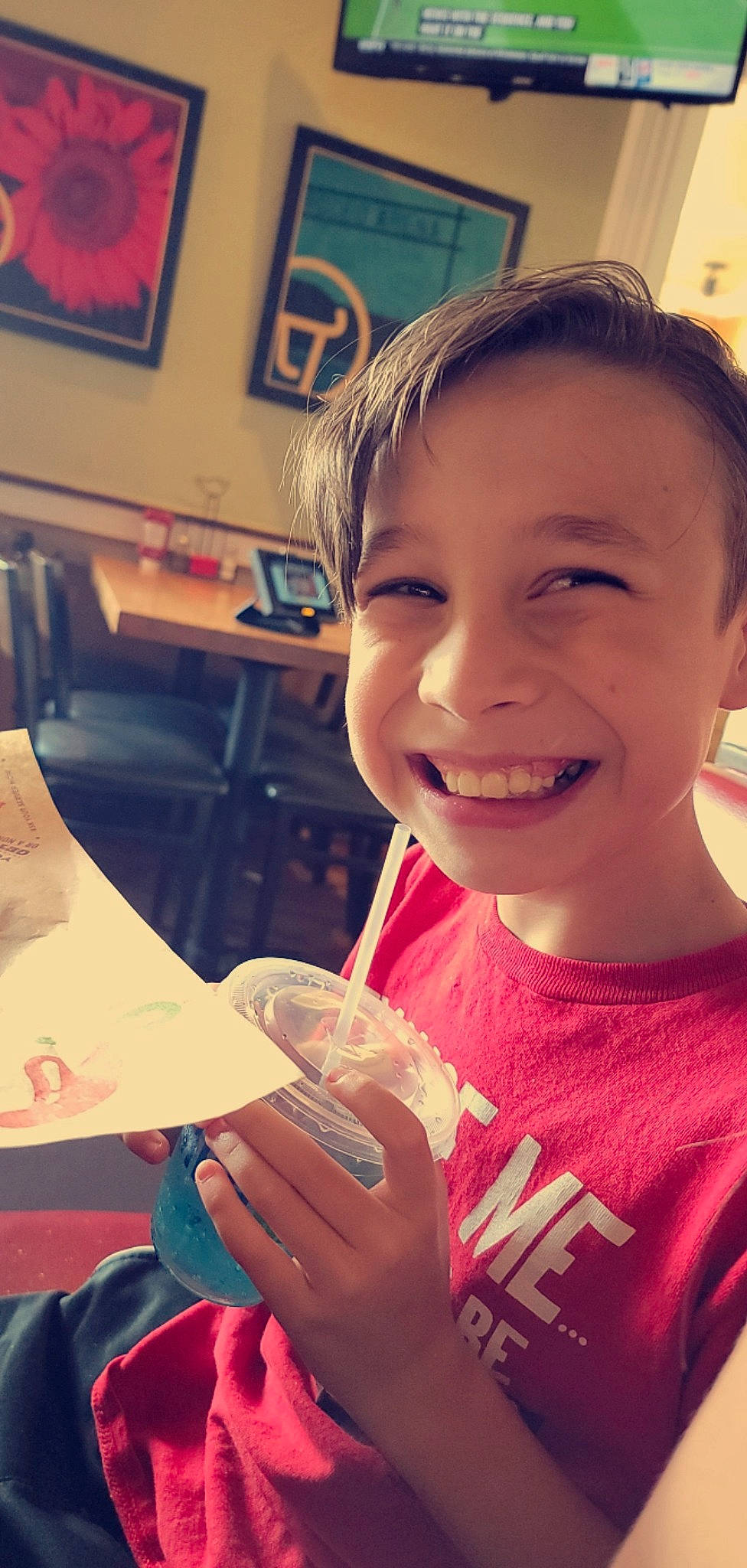 Adrian joined the competition — help win amazing prizes! cheek, chin, clothing, ear, eyebrow, finger, food, gesture, hairstyle, hand, happy, jaw, joy, lip, mouth, muscle, nose, person, skin, smile